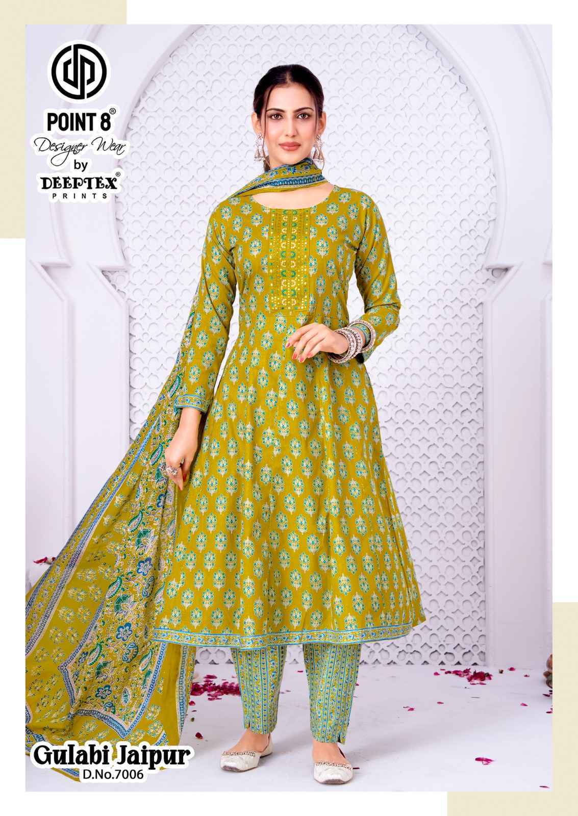Deeptex Gulabi Jaipur Vol 7 Readymade Cotton Dress 8 pcs Catalogue