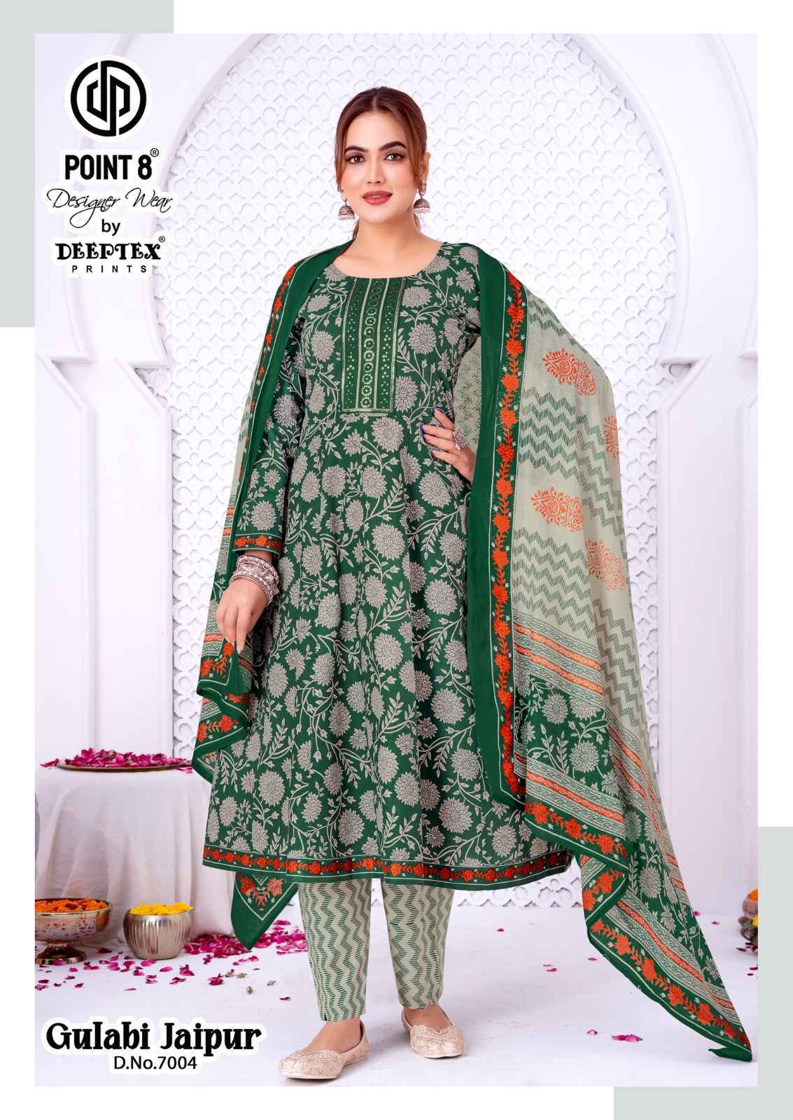 Deeptex Gulabi Jaipur Vol 7 Readymade Cotton Dress 8 pcs Catalogue