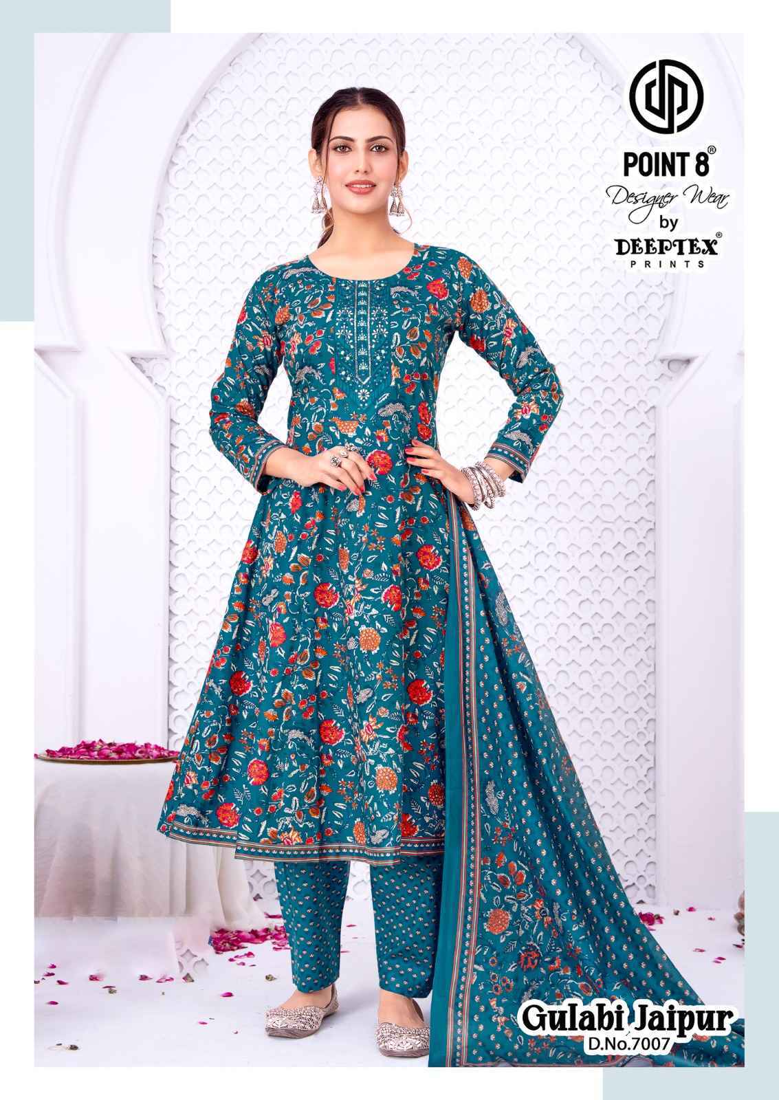 Deeptex Gulabi Jaipur Vol 7 Readymade Cotton Dress 8 pcs Catalogue