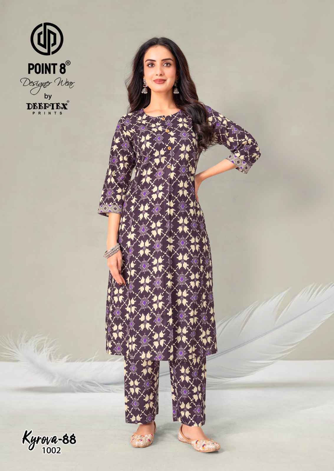 Deeptex Kyrova Vol 88 Cotton Co Ord Set 8 pcs Catalogue