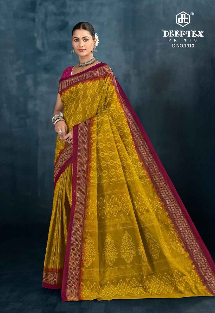 Deeptex Prime Time Vol 19 Cotton Saree 10 pcs Catalogue