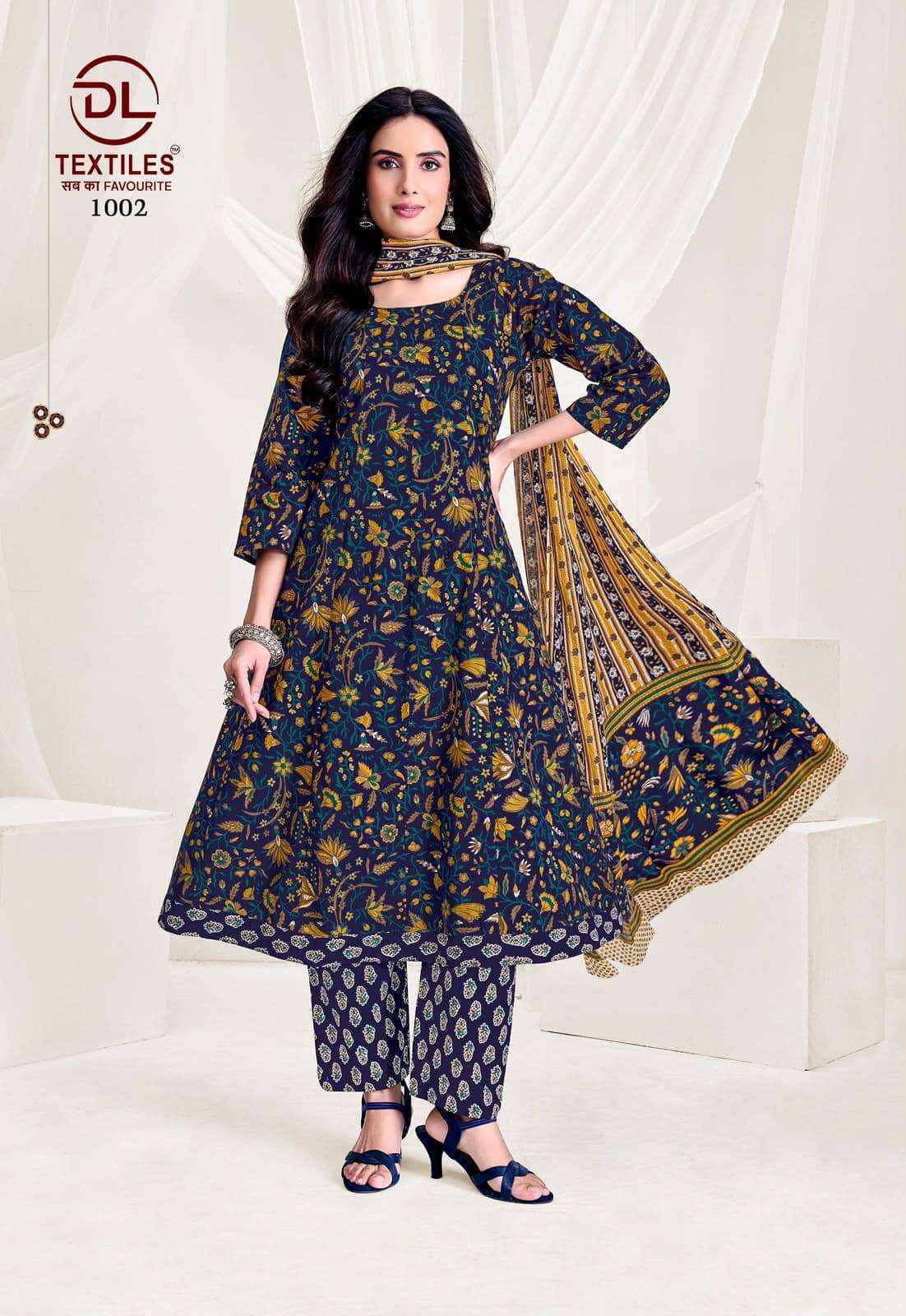 DL Textiles Pink City Vol 1 Readymade Cotton Dress 8 pcs Catalogue