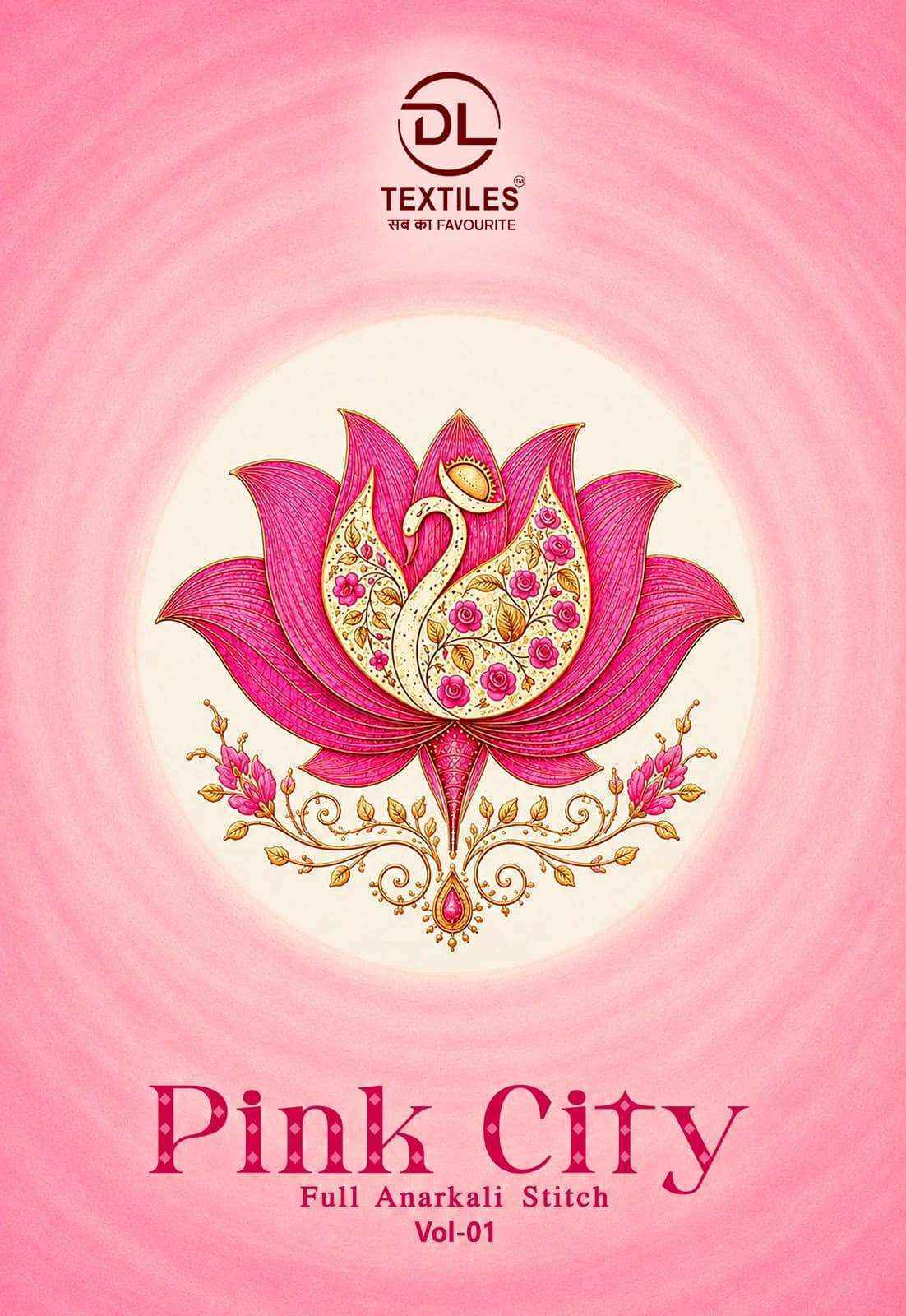 DL Textiles Pink City Vol 1 Readymade Cotton Dress 8 pcs Catalogue