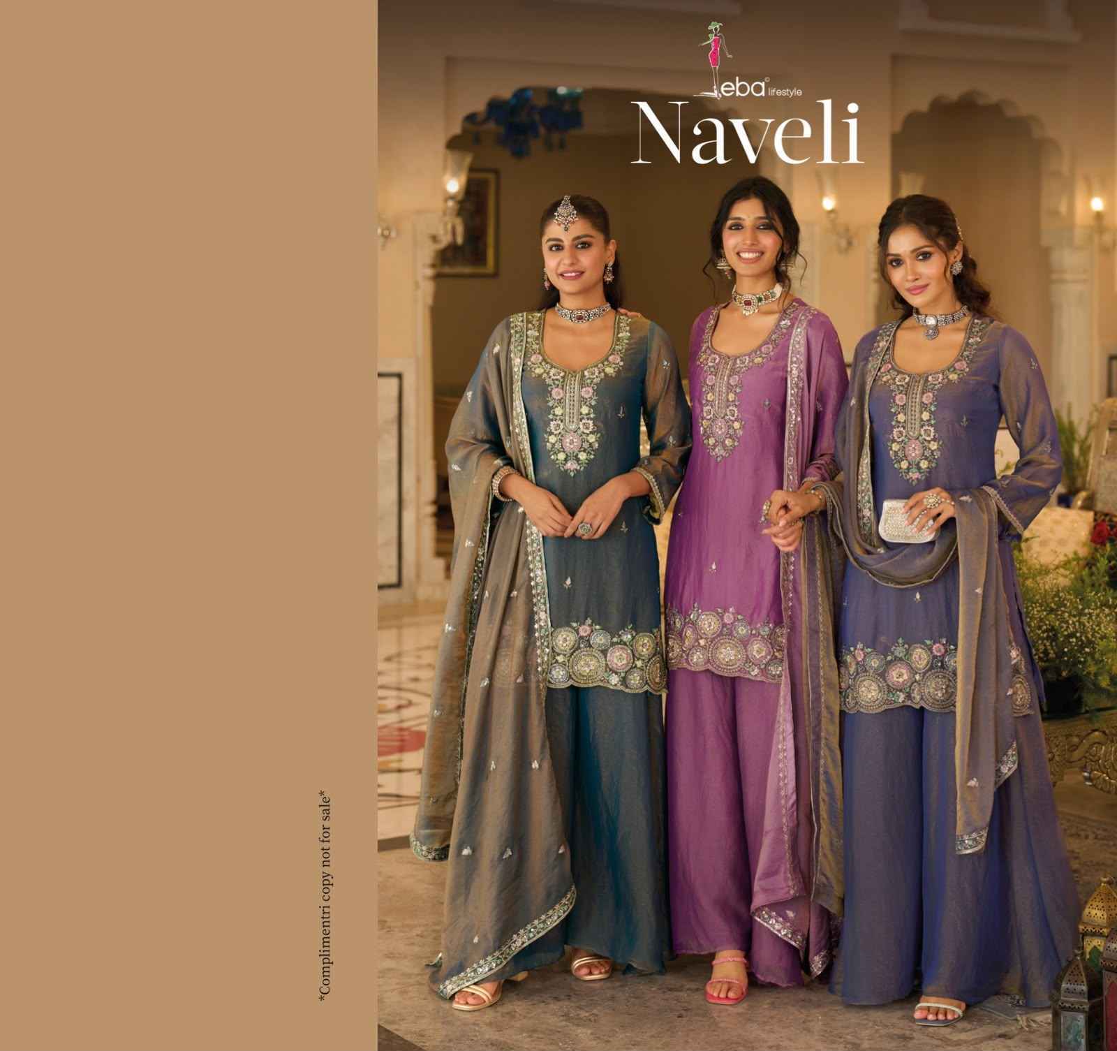 Eba Lifestyle Naveli Readymade Mochi Dress 3 pcs Catalogue