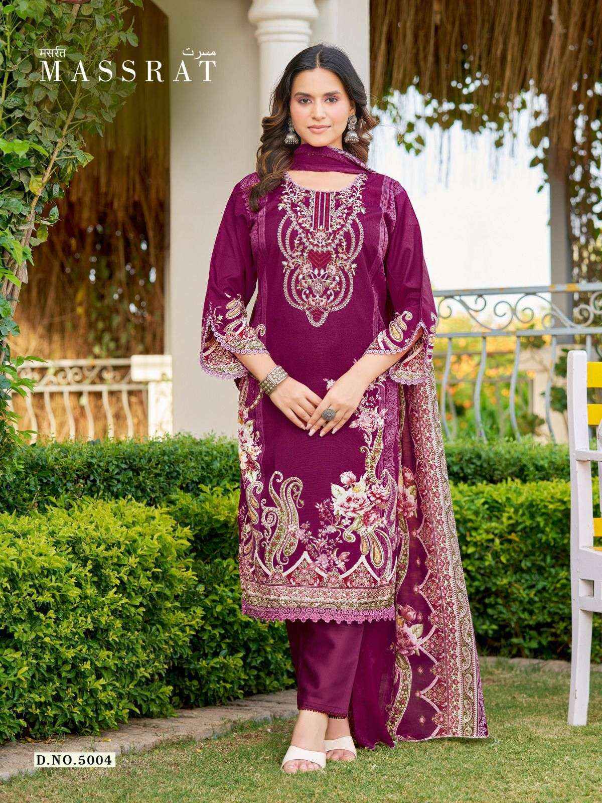 Ganesha Massrat Vol 5 Cotton Dress Material 8 pcs Catalogue