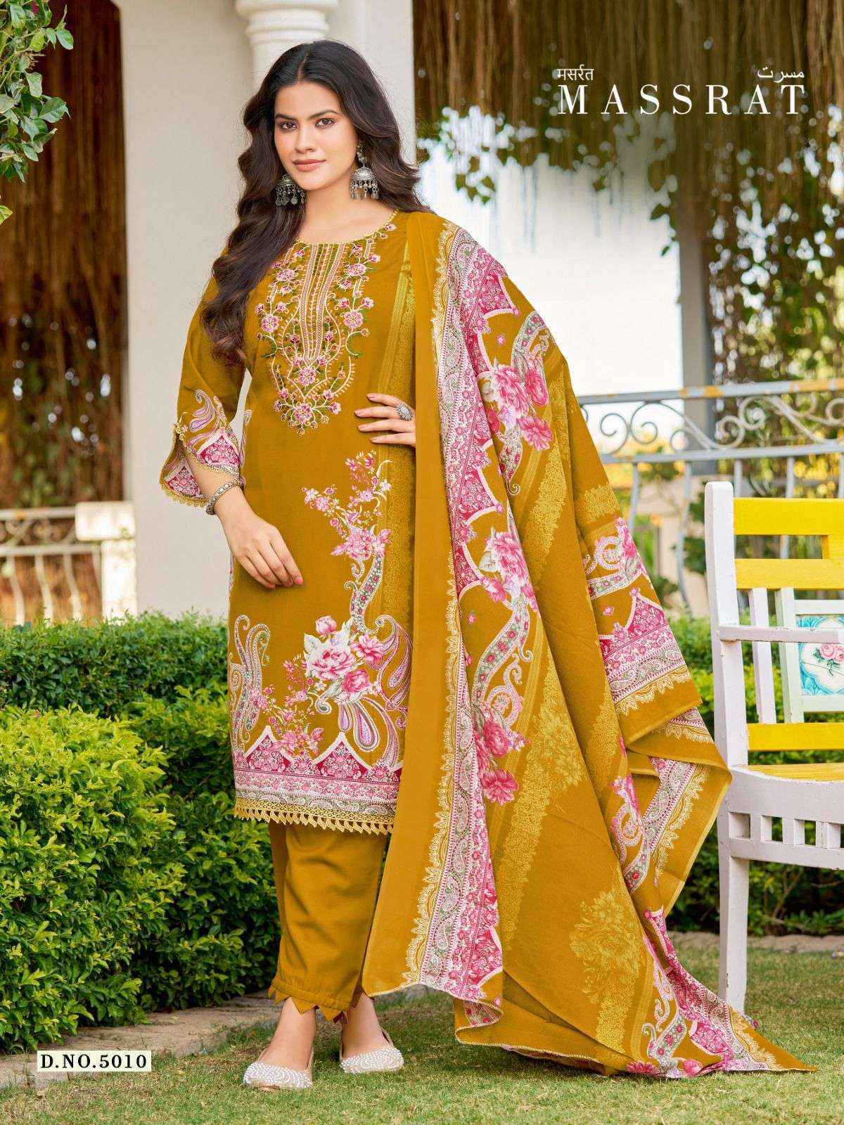 Ganesha Massrat Vol 5 Cotton Dress Material 8 pcs Catalogue