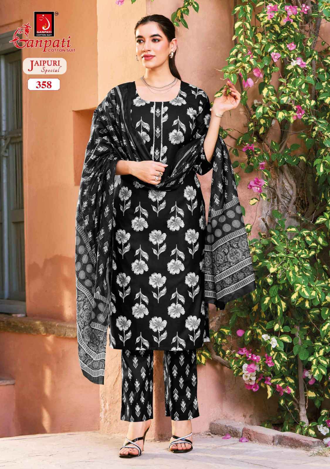 Ganpati Jaipuri Special Pant Vol 18 Readymade Cotton Dress 12 pcs Catalogue