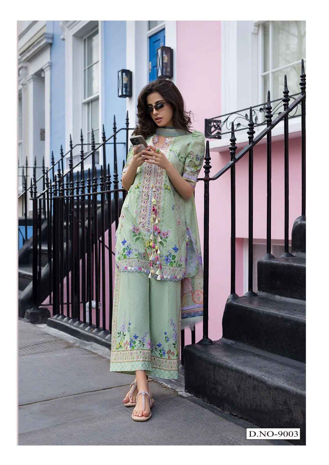 Hala Ramsha Vol 9 Cotton Dress Material 6 pcs Catalogue