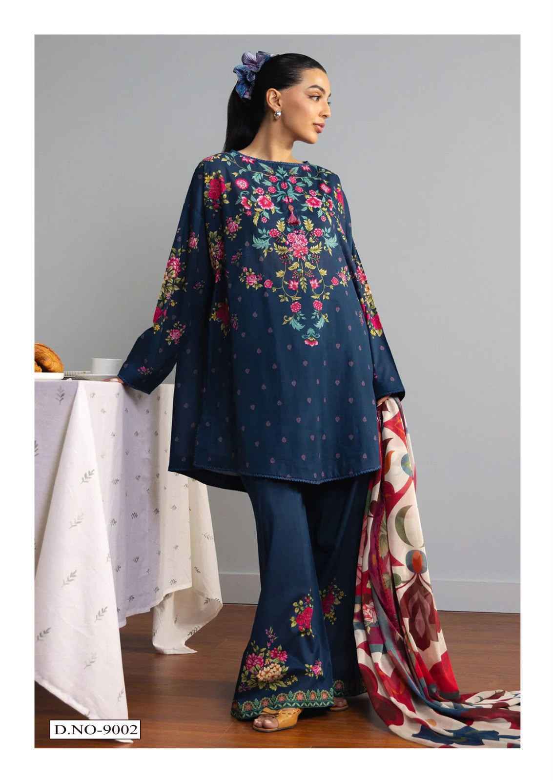 Hala Ramsha Vol 9 Cotton Dress Material 6 pcs Catalogue
