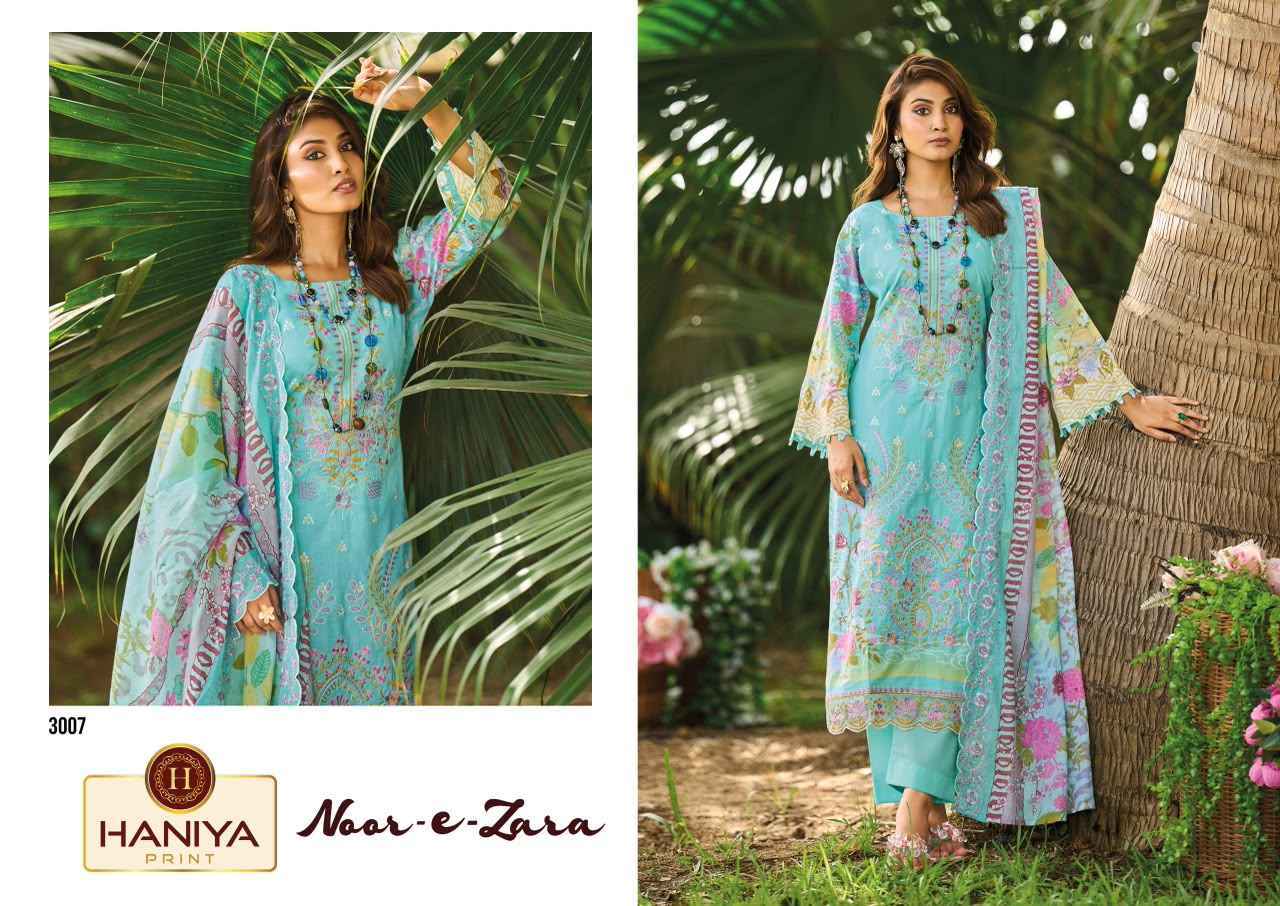 Haniya Print Noor E Zara Cotton Dress Material 8 pcs Catalogue