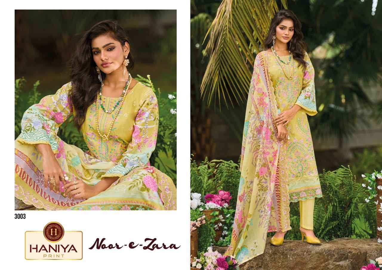 Haniya Print Noor E Zara Cotton Dress Material 8 pcs Catalogue