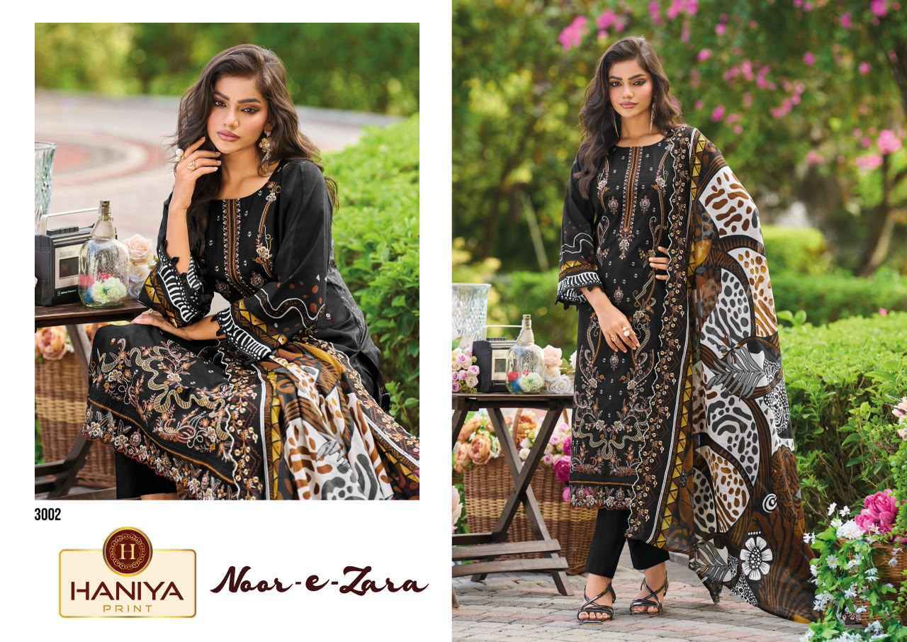 Haniya Print Noor E Zara Cotton Dress Material 8 pcs Catalogue