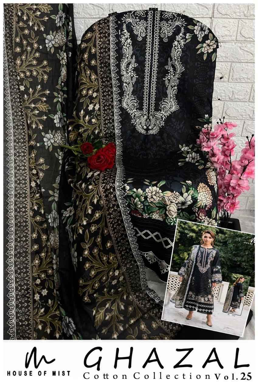 House Of Mist Ghazal Cotton Collection Vol 25 Cotton Dress Material 6 pcs Catalogue
