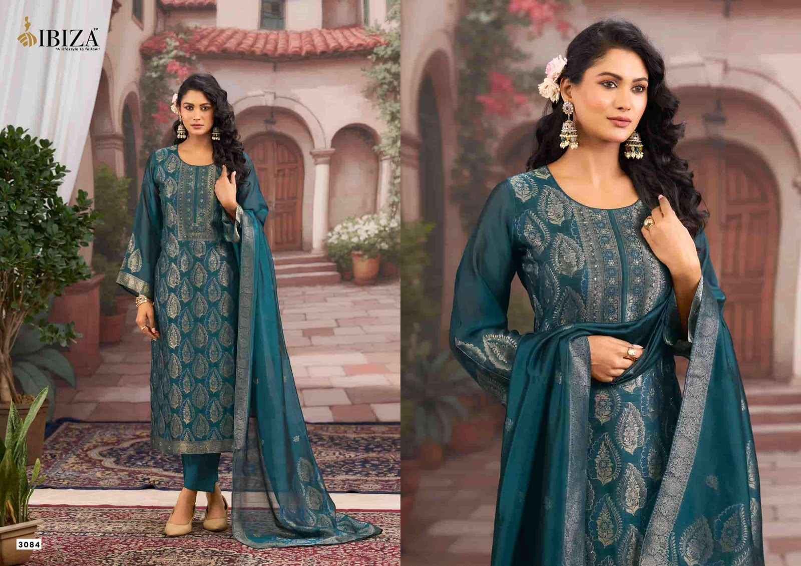 Ibiza Sanjoli Banglory Silk Dress Material 4 pcs Catalogue