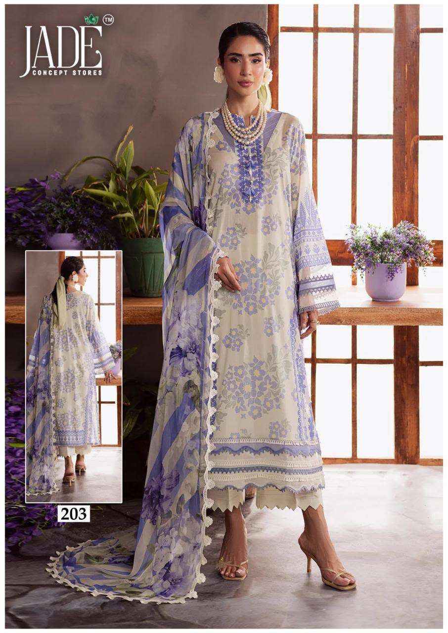 Jade Chevron Vol 21 Cotton Dress Material 6 Pc Catalog