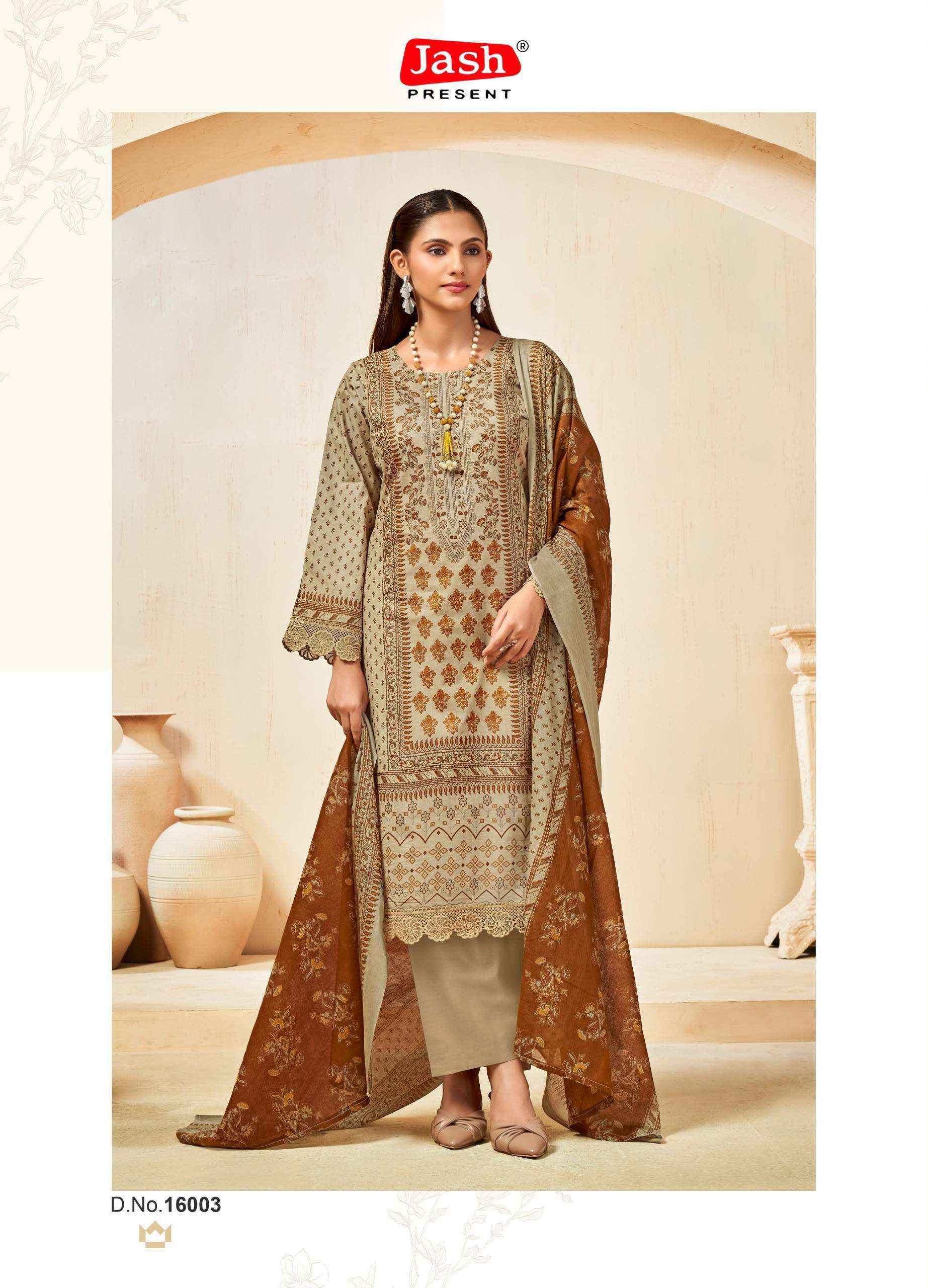 Jash Bellisha Vol 16 Cotton Dress Material 10 pcs Catalogue