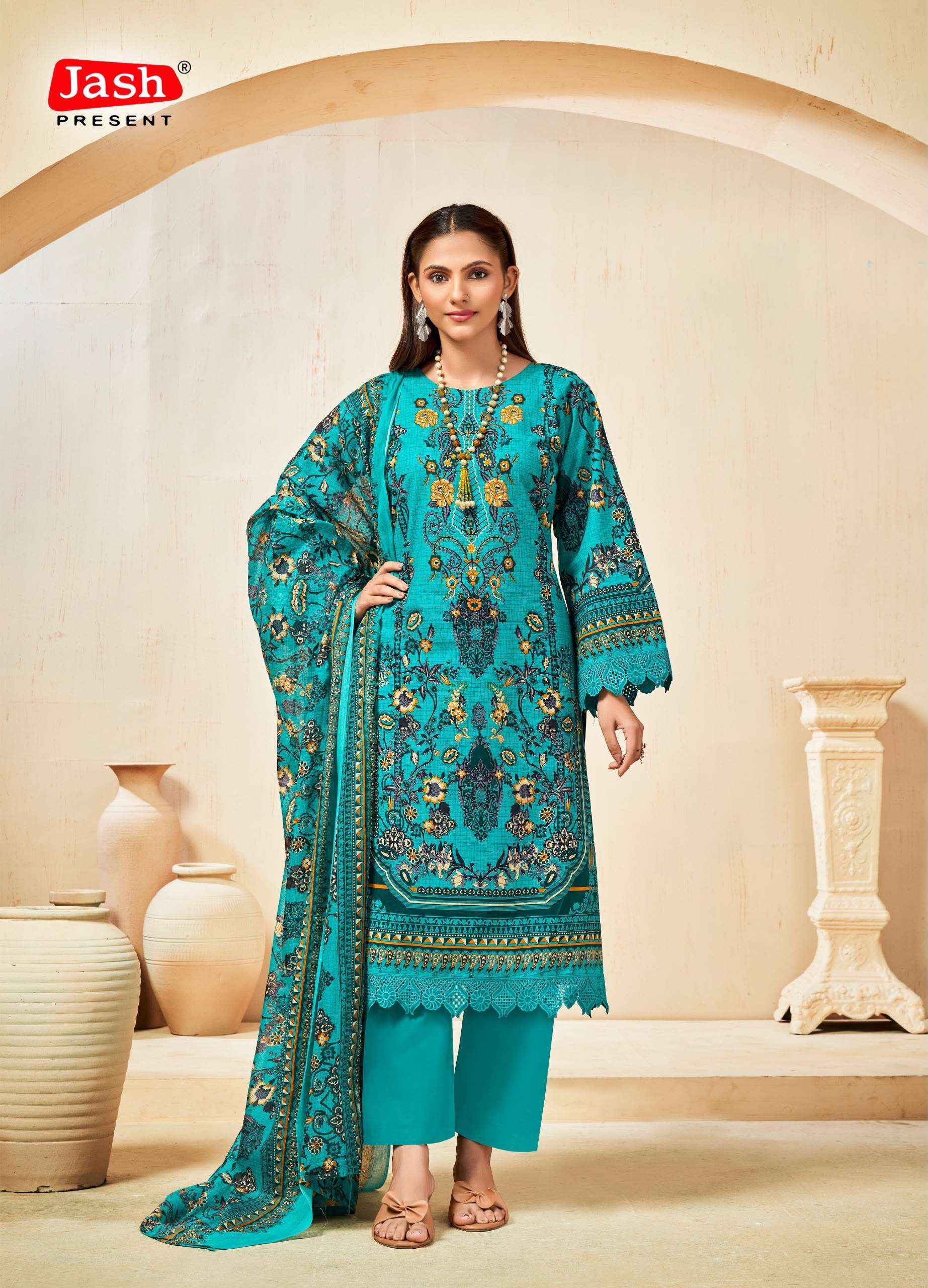 Jash Bellisha Vol 16 Cotton Dress Material 10 pcs Catalogue