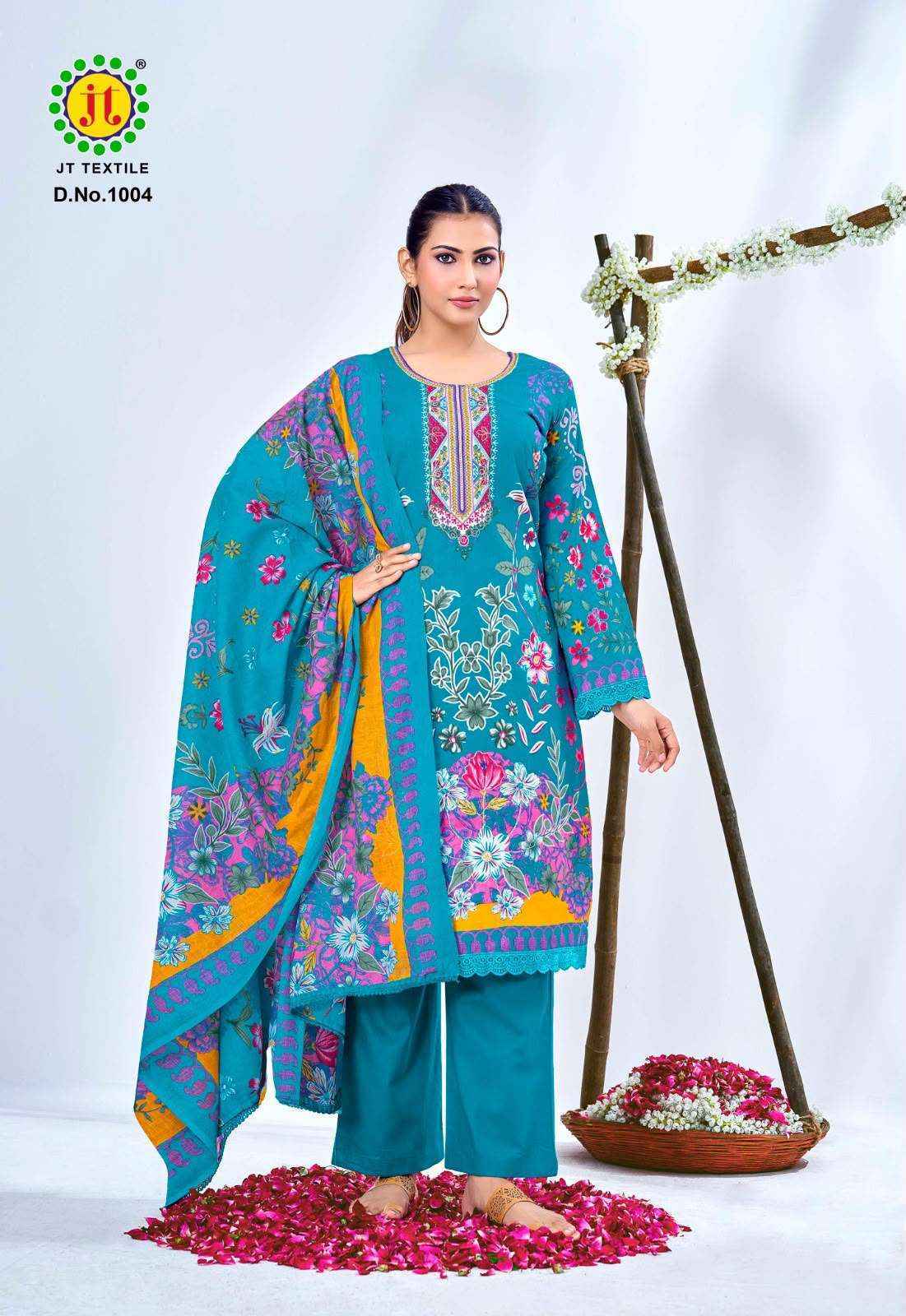 Jt Aafreen Noor Vol 1 Cotton Dress Material 6 pcs Catalogue