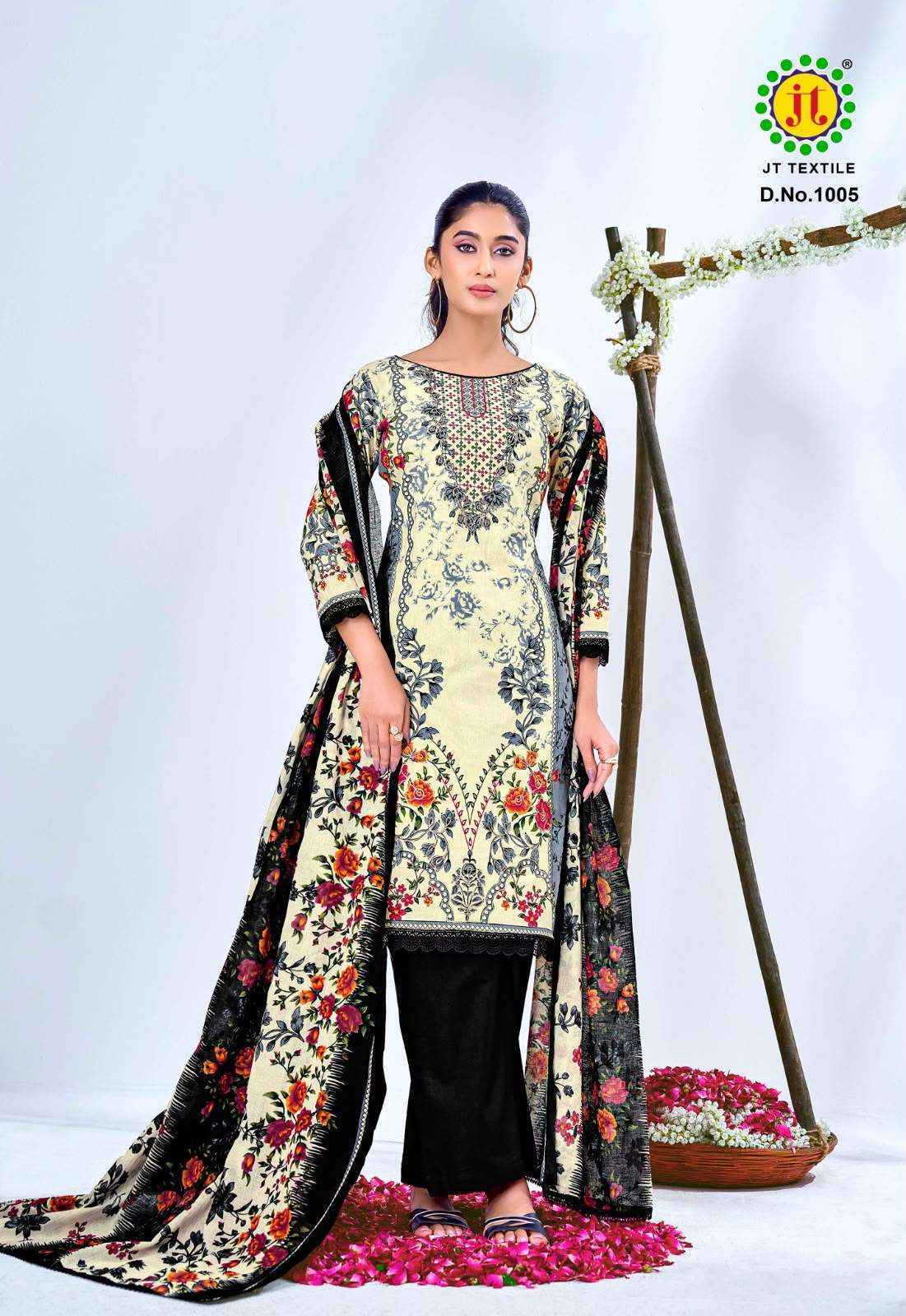 Jt Aafreen Noor Vol 1 Cotton Dress Material 6 pcs Catalogue