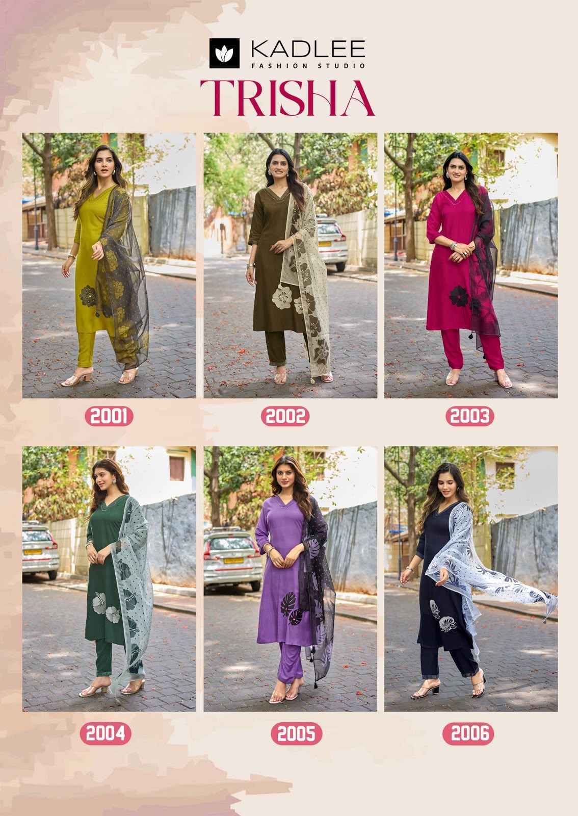 Kadlee Trisha Rayon Kurti Combo 6 pcs Catalogue