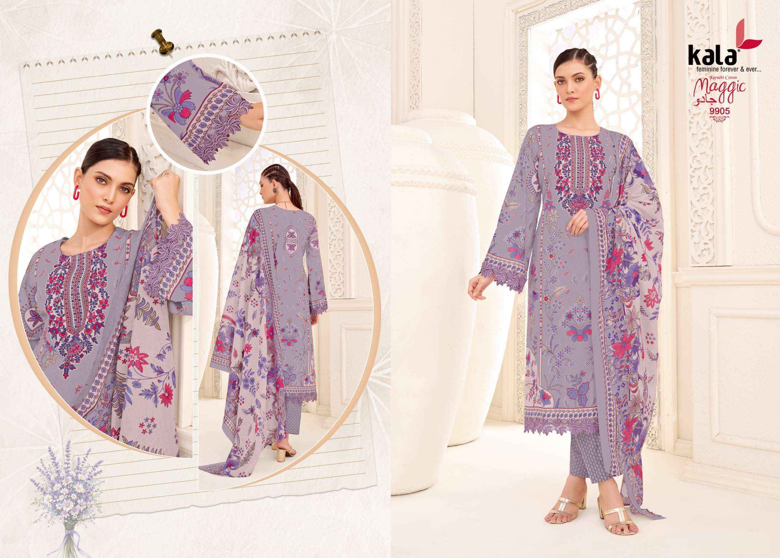 Kala Maggic Vol 25 Cotton Dress Material 12 pcs Catalogue