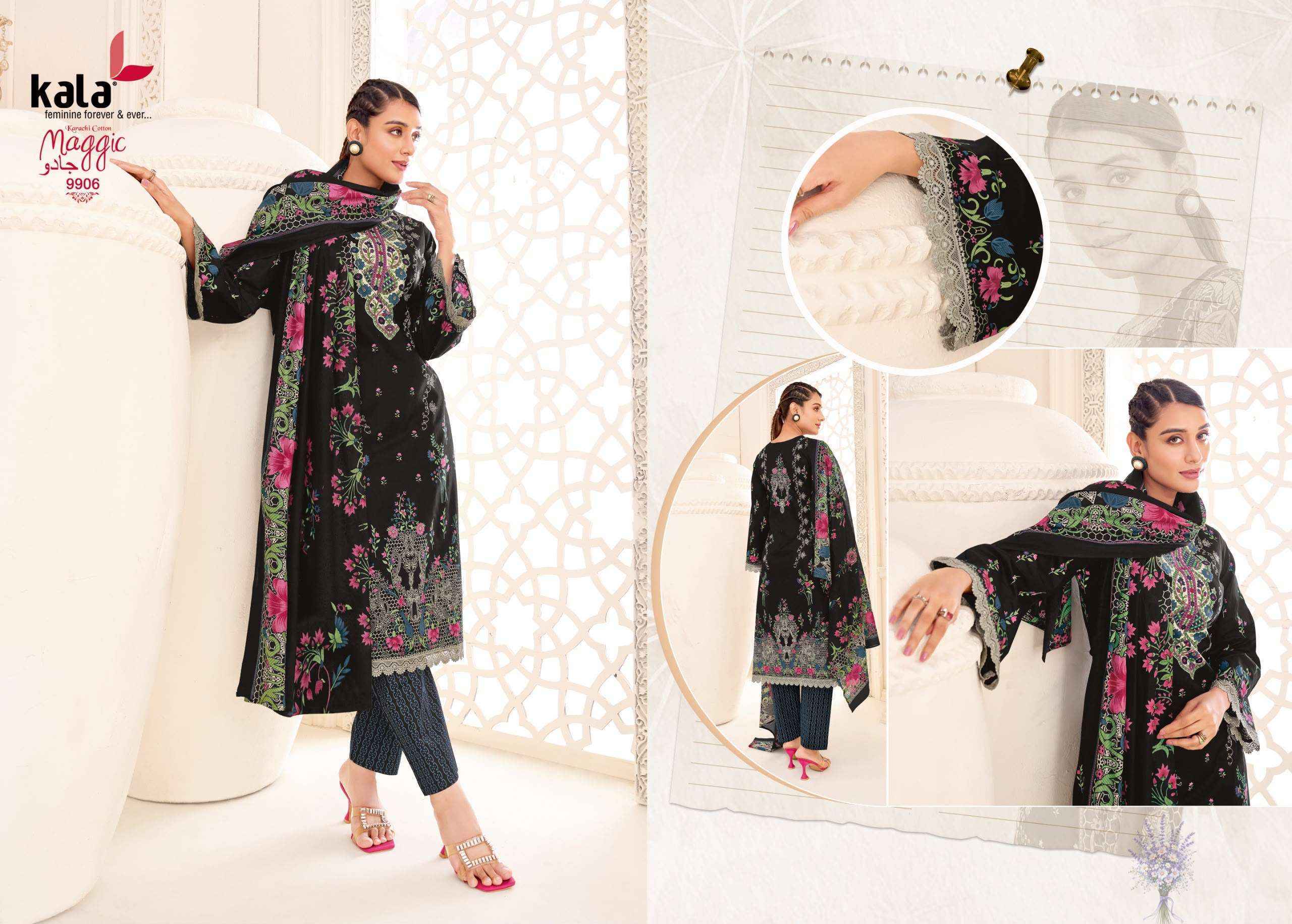 Kala Maggic Vol 25 Cotton Dress Material 12 pcs Catalogue