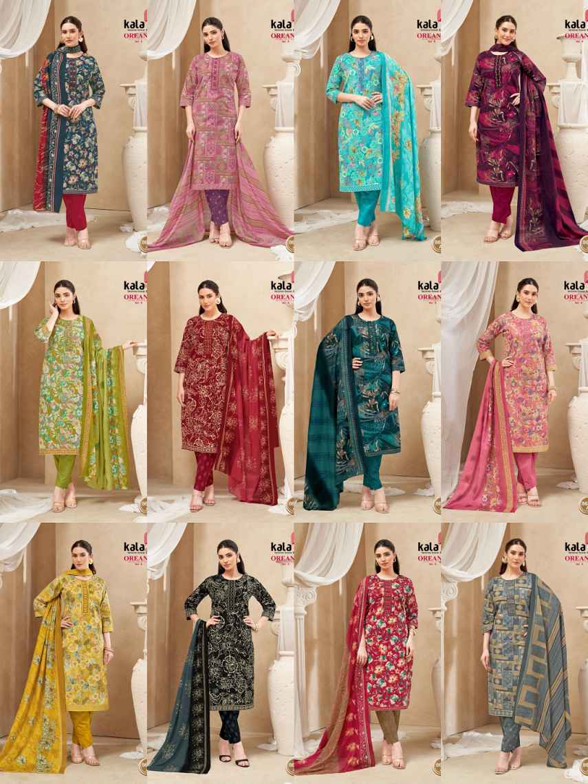 Kala Oreana Vol 9 Readymade Cotton Dress 12 pcs Catalogue