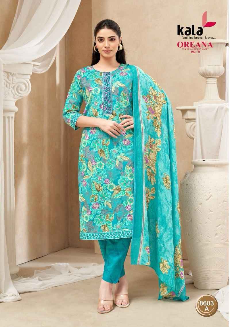 Kala Oreana Vol 9 Readymade Cotton Dress 12 pcs Catalogue