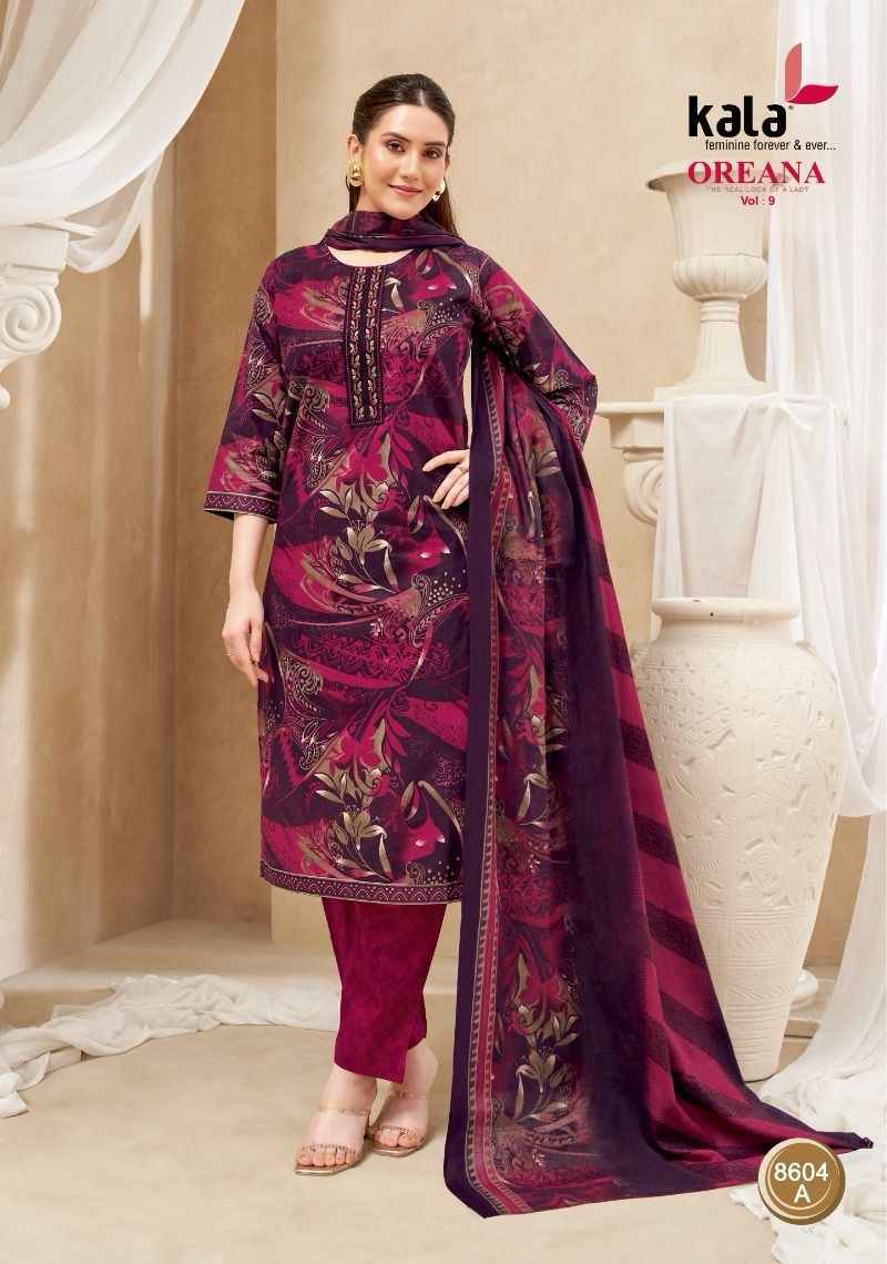 Kala Oreana Vol 9 Readymade Cotton Dress 12 pcs Catalogue
