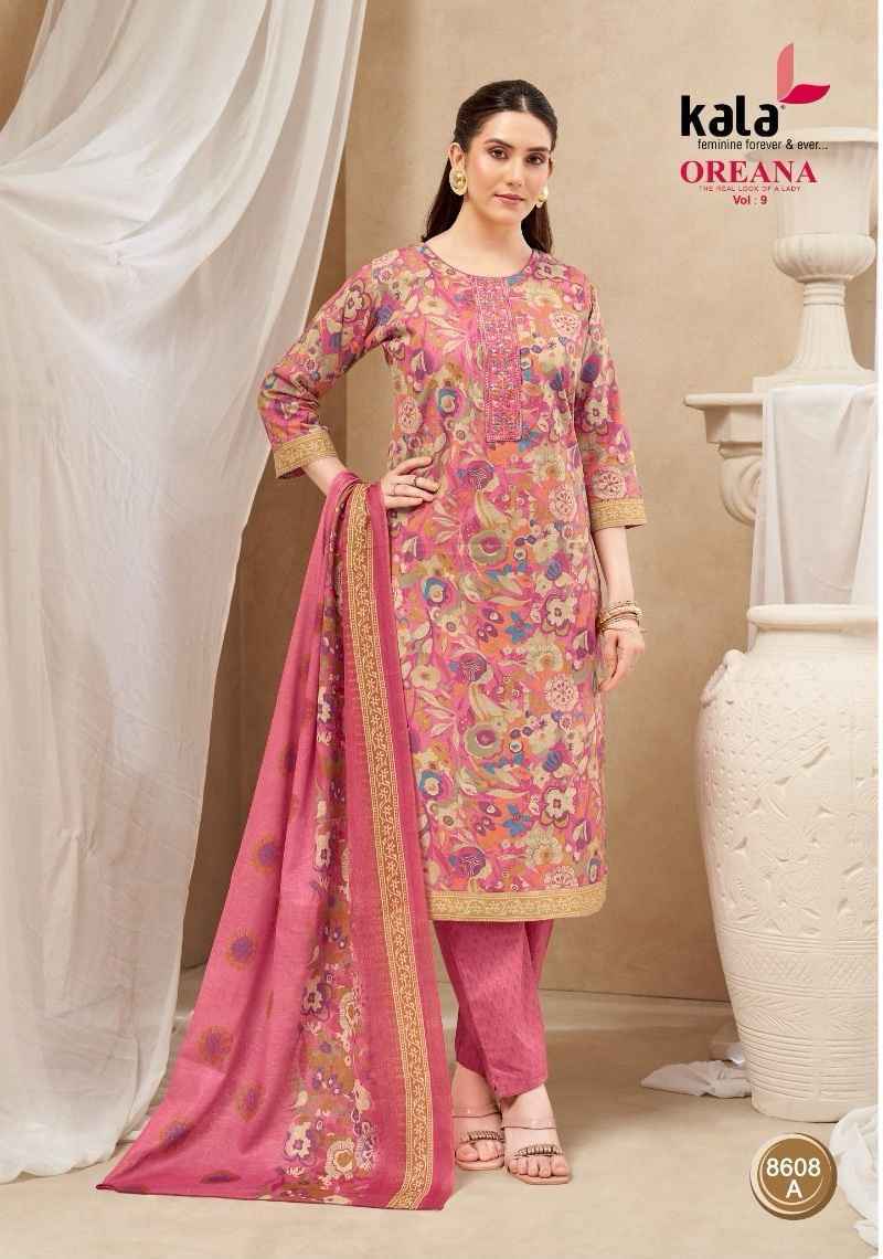Kala Oreana Vol 9 Readymade Cotton Dress 12 pcs Catalogue