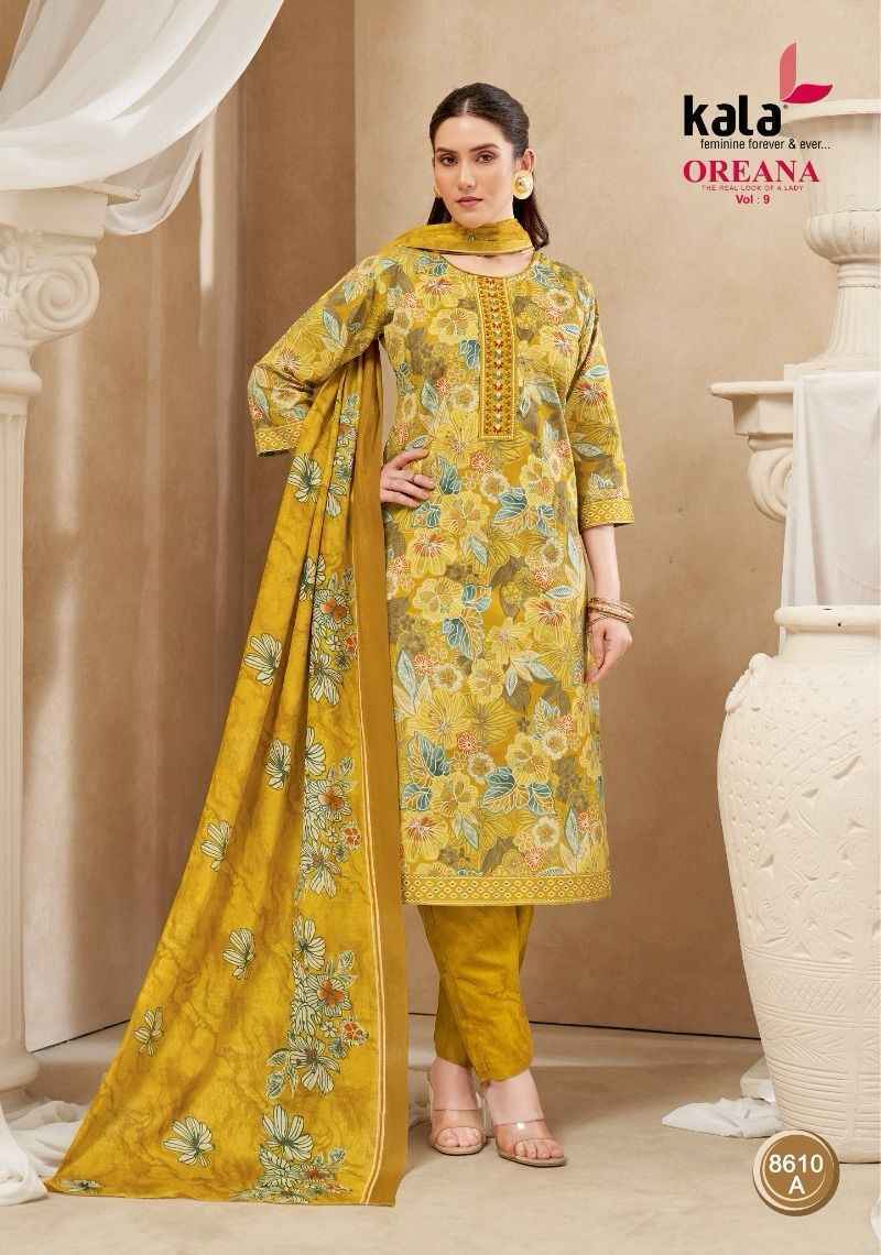 Kala Oreana Vol 9 Readymade Cotton Dress 12 pcs Catalogue