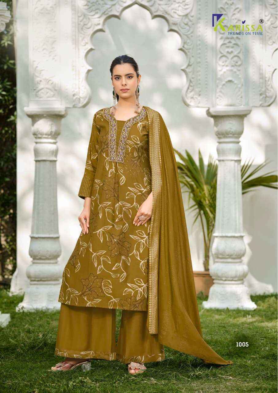 Karissa Harleen Silk Kurti Combo 6 pcs Catalogue