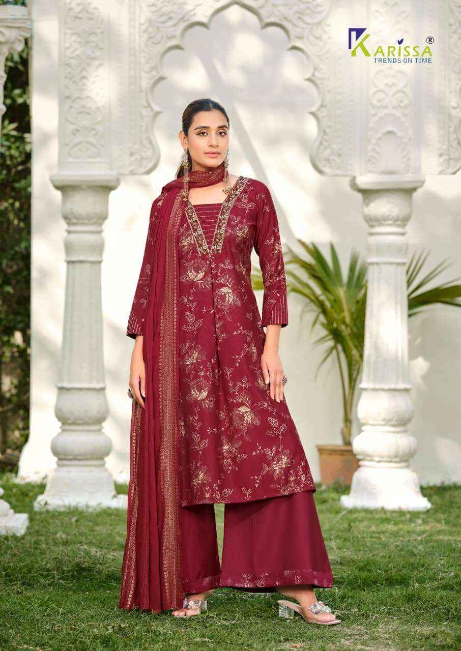 Karissa Harleen Silk Kurti Combo 6 pcs Catalogue