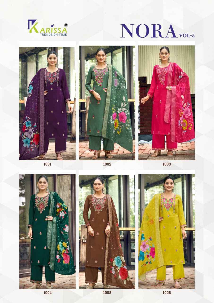 Karissa Nora Vol 5 Viscose Kurti Combo 6 pcs Catalogue