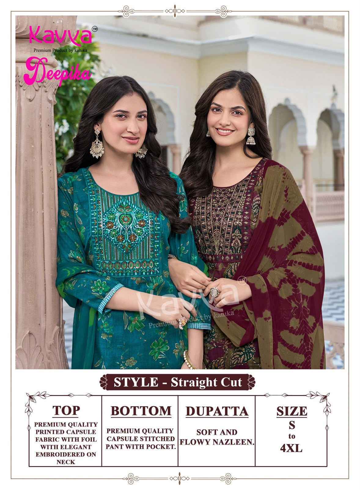 Kavya Deepika Vol 66 Capsule Kurti Combo 10 pcs Catalogue