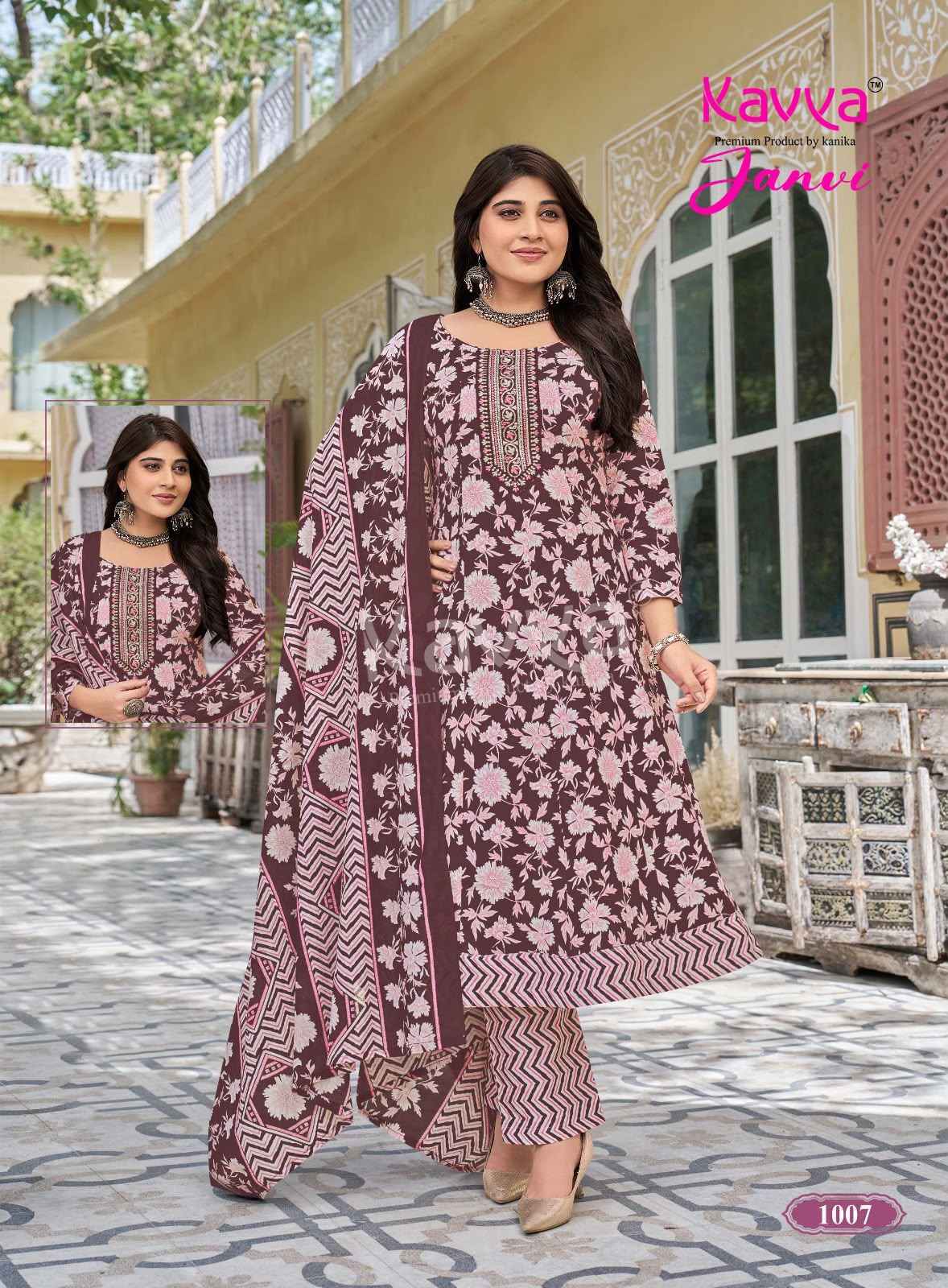 Kavya Janvi Vol 1 Malaysian Cotton Kurti Combo 10 pcs Catalogue