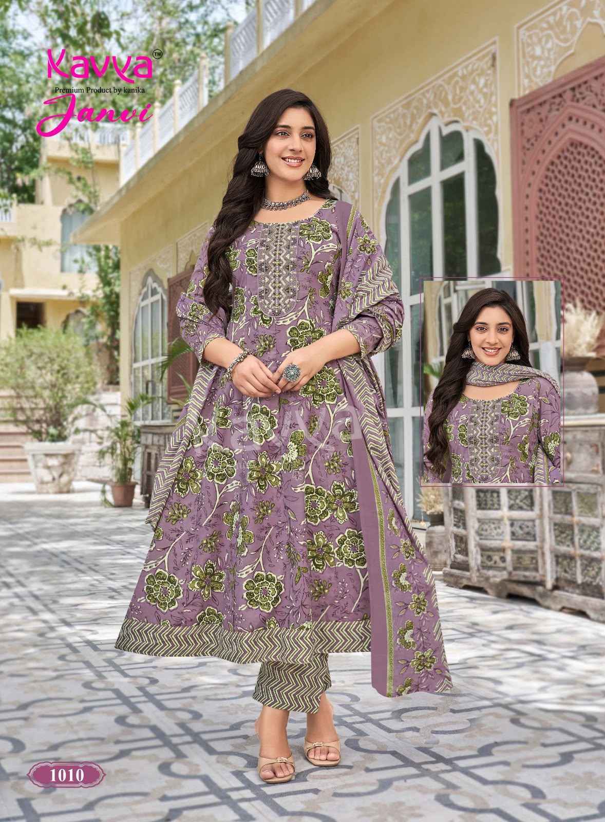 Kavya Janvi Vol 1 Malaysian Cotton Kurti Combo 10 pcs Catalogue