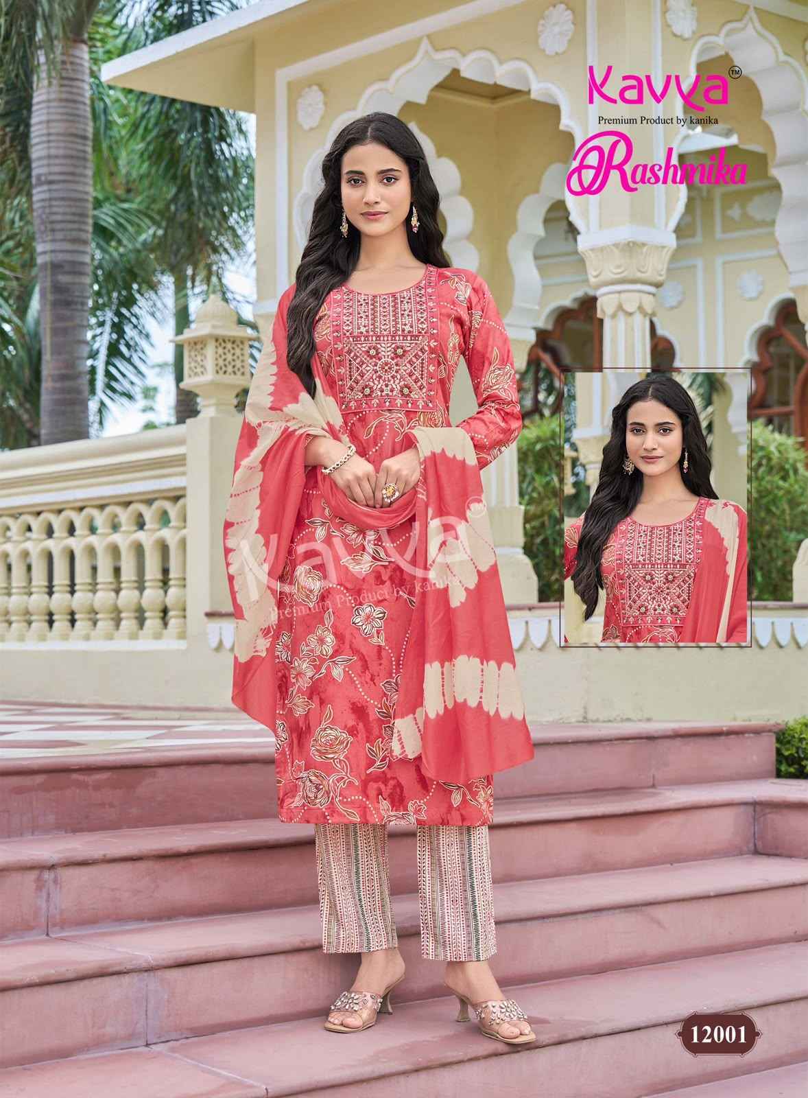 Kavya Rashmika Vol 12 Rayon Kurti Combo 10 pcs Catalogue