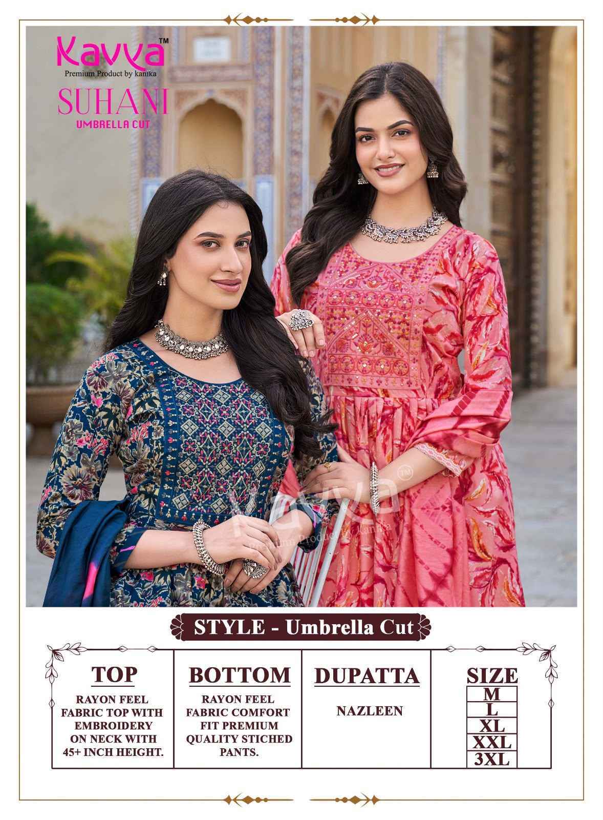 Kavya Suhani Vol 11 Viscose Kurti Combo 10 pcs Catalogue