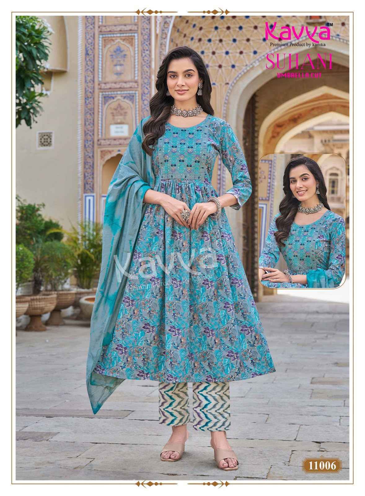 Kavya Suhani Vol 11 Viscose Kurti Combo 10 pcs Catalogue