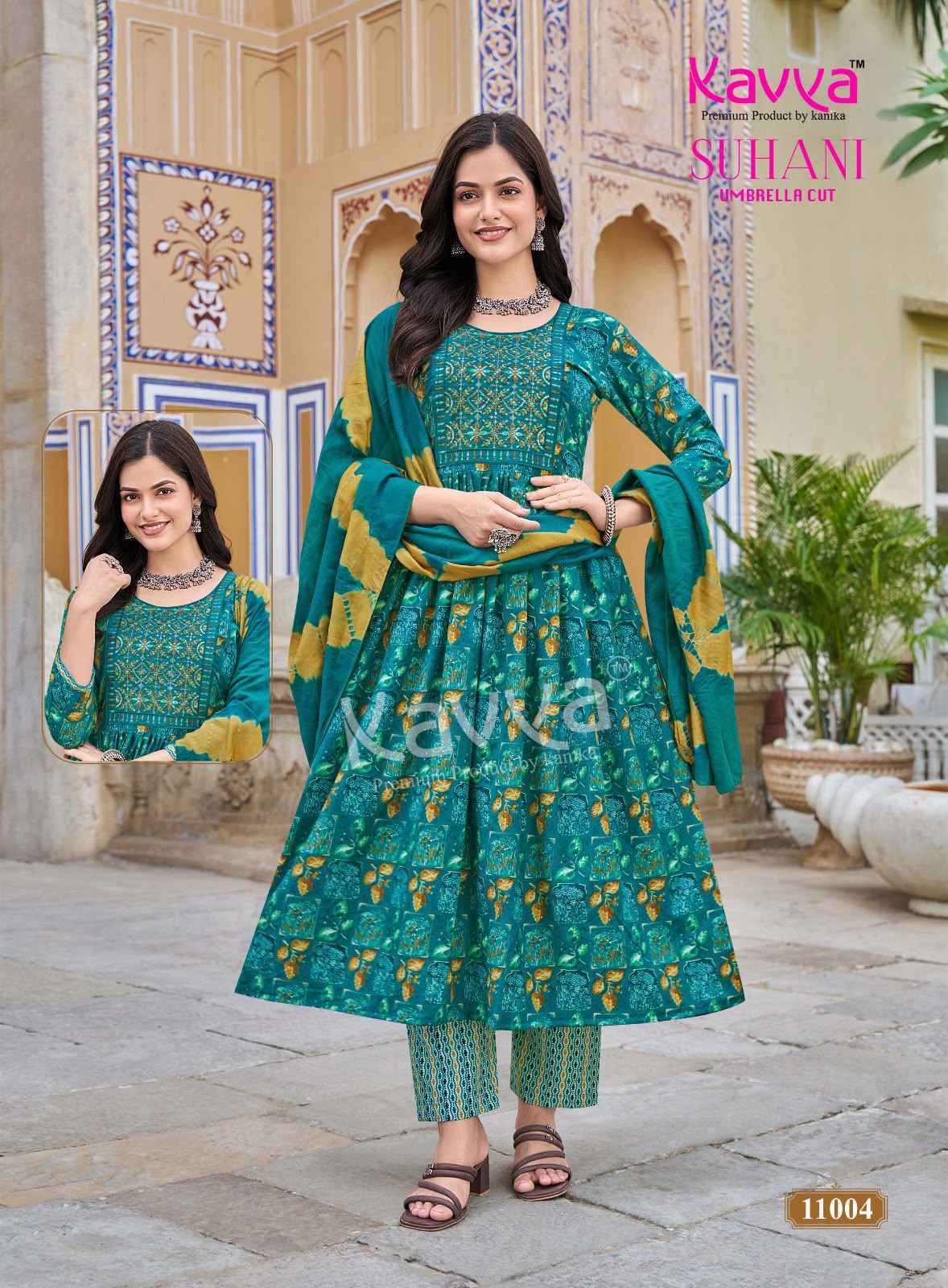 Kavya Suhani Vol 11 Viscose Kurti Combo 10 pcs Catalogue