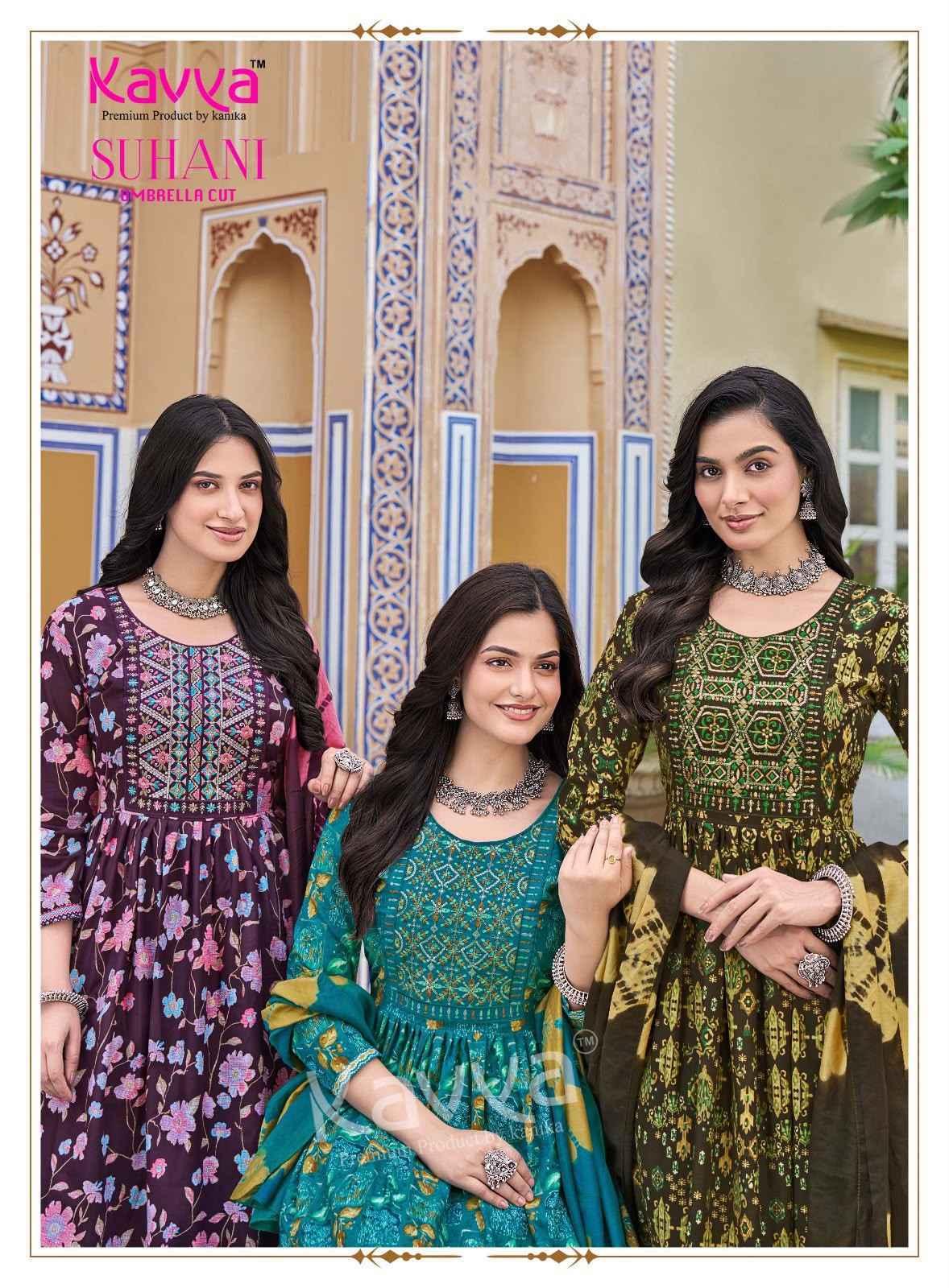 Kavya Suhani Vol 11 Viscose Kurti Combo 10 pcs Catalogue