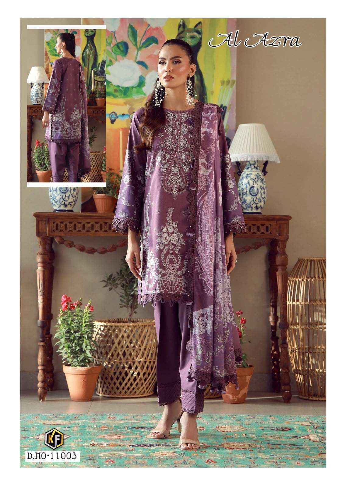 Keval Fab Al Azara Vol 11 Readymade Cotton Dress 6 pcs Catalogue