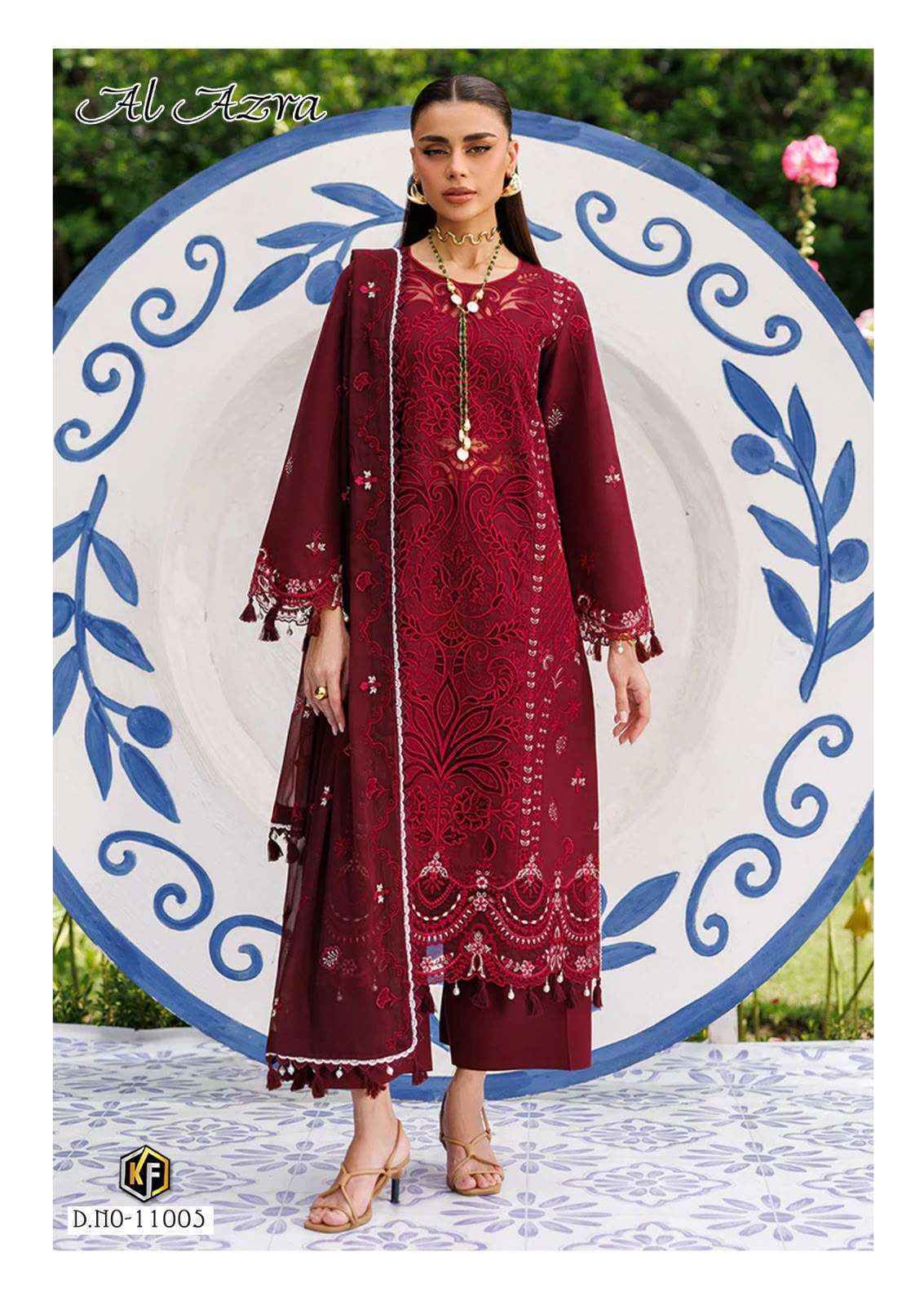 Keval Fab Al Azara Vol 11 Readymade Cotton Dress 6 pcs Catalogue