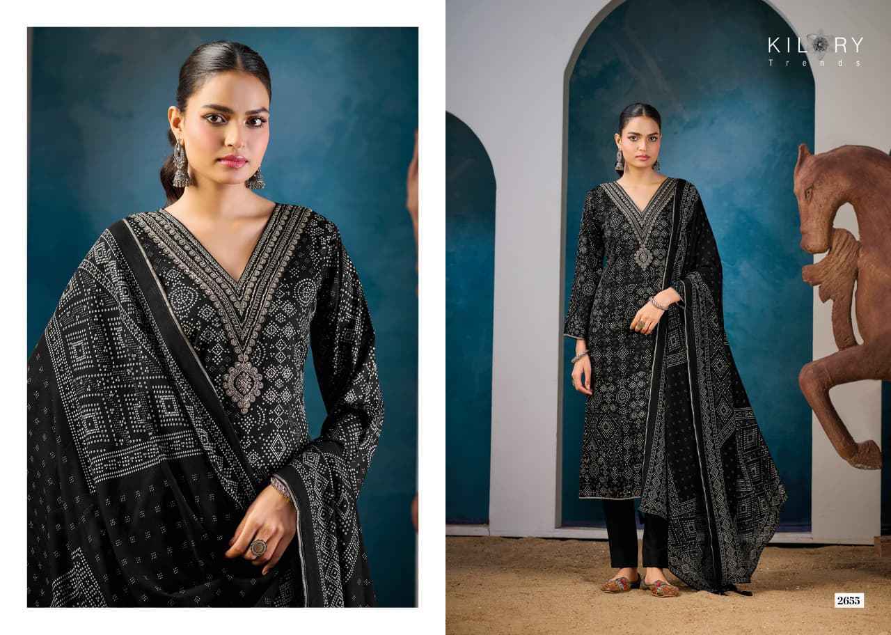 Kilory Trends Victoria Gajji Silk Dress Material 6 pcs Catalogue