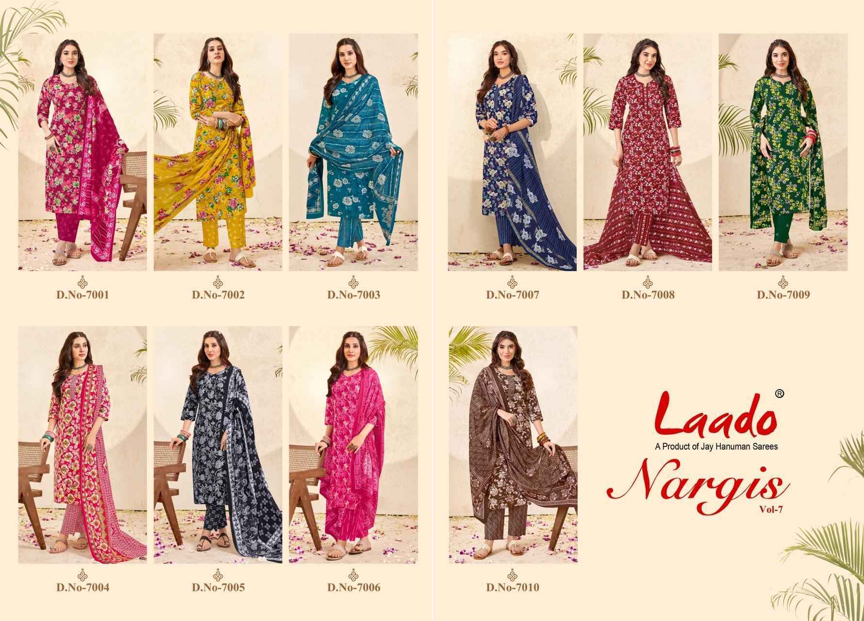 Laado Nargis Vol 7 Readymade Cotton Dress 10 pcs Catalogue