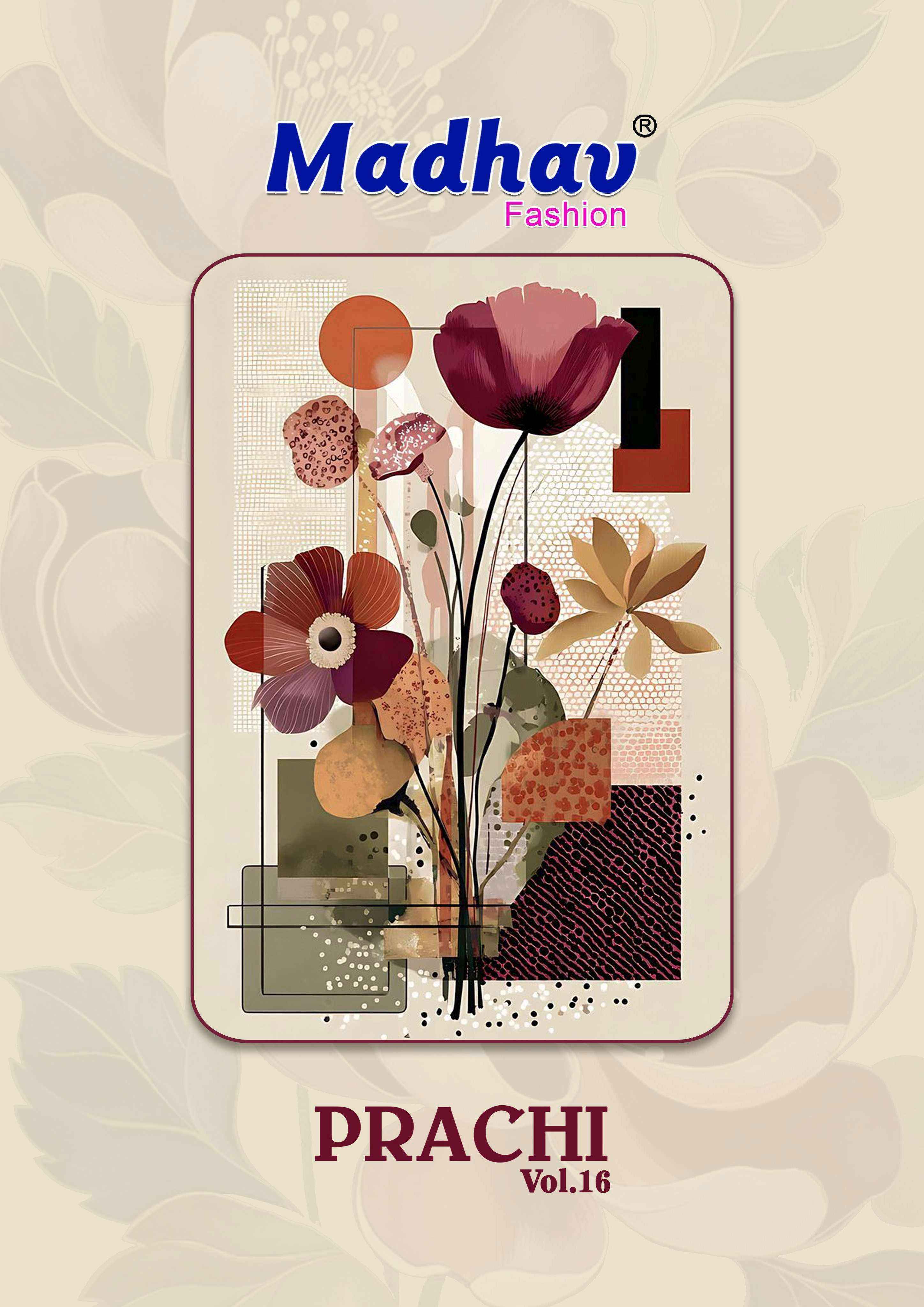 Madhav Fashion Prachi Vol 16 Cotton Dress Material 10 pcs Catalogue
