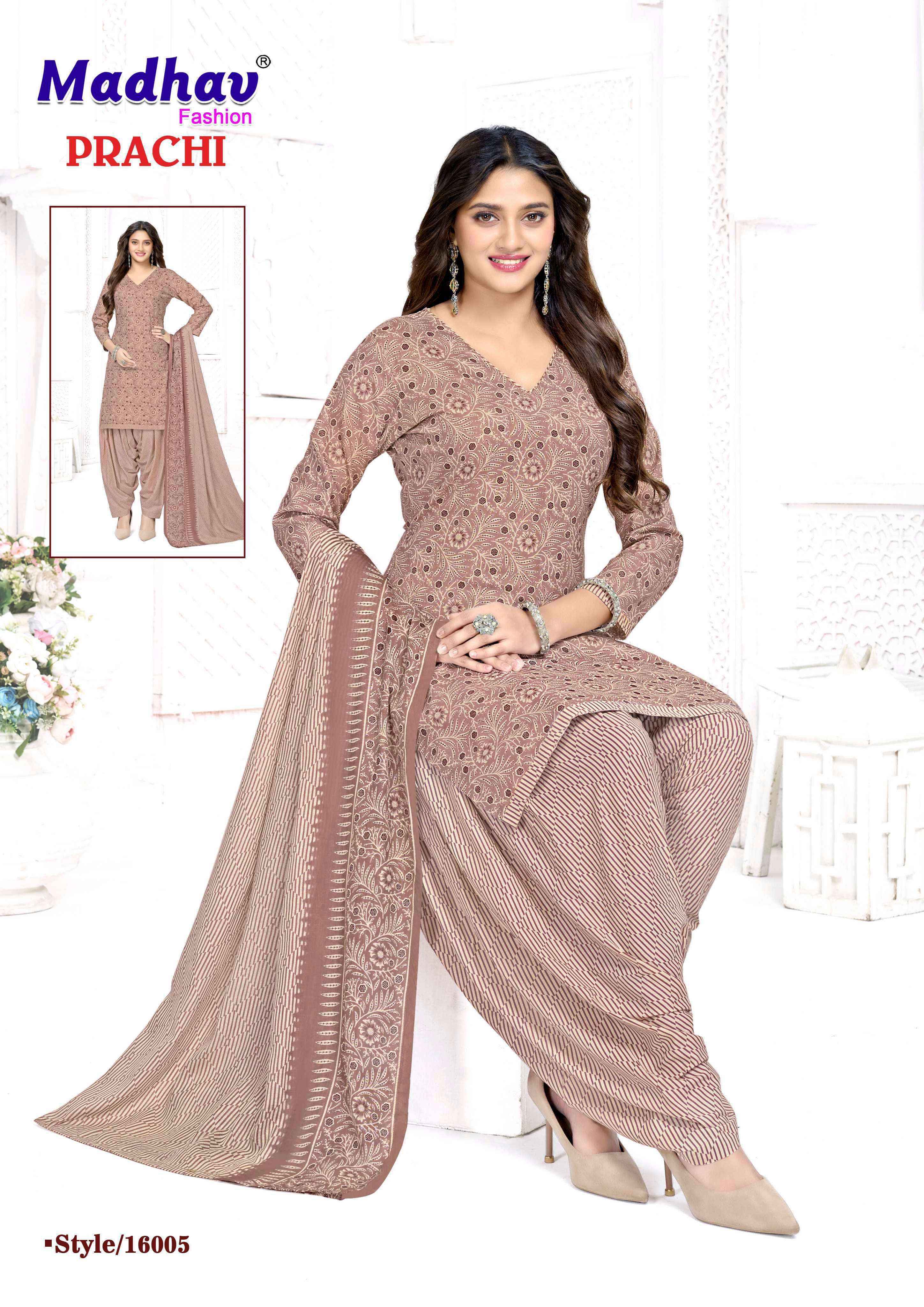 Madhav Fashion Prachi Vol 16 Cotton Dress Material 10 pcs Catalogue