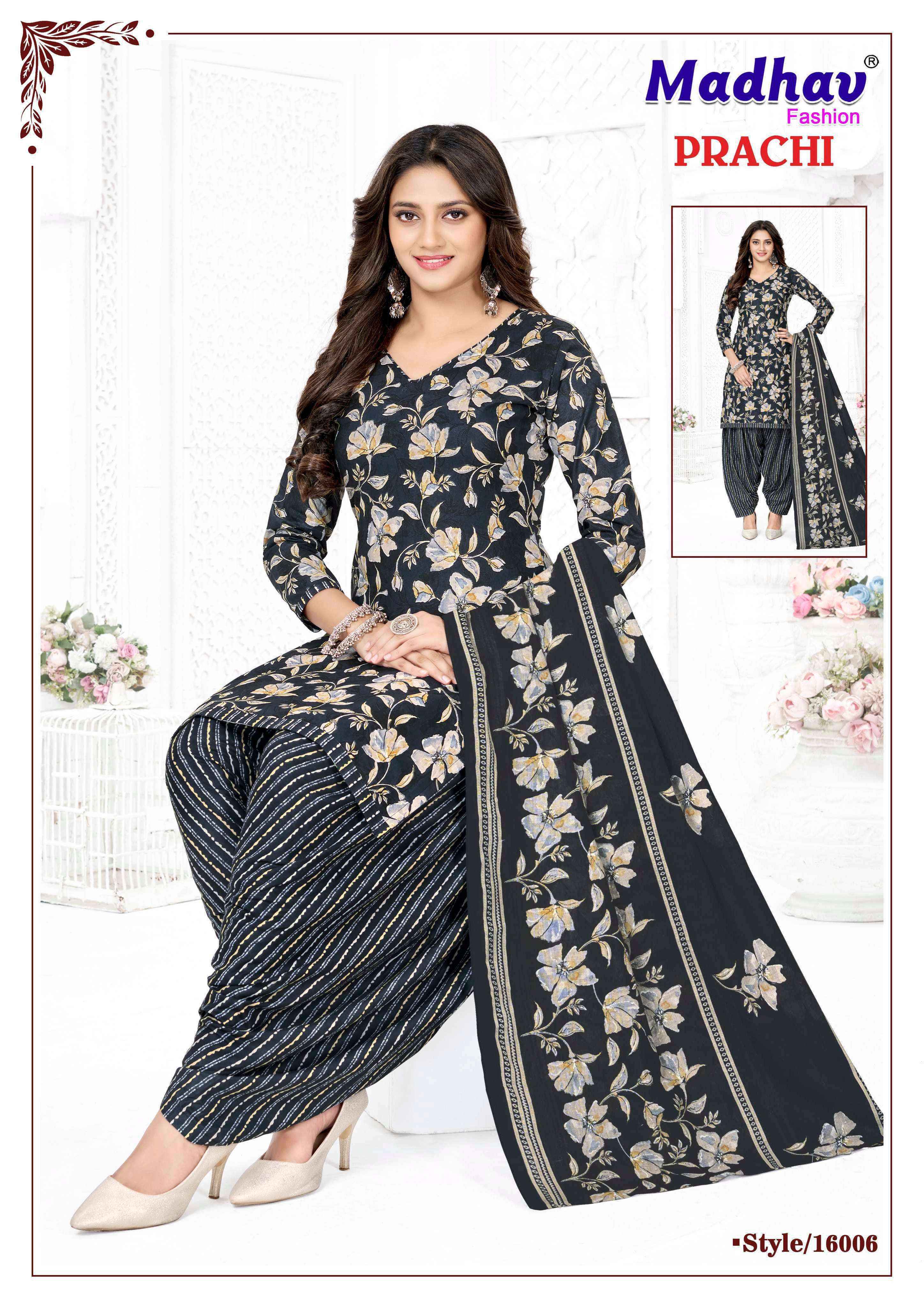 Madhav Fashion Prachi Vol 16 Cotton Dress Material 10 pcs Catalogue