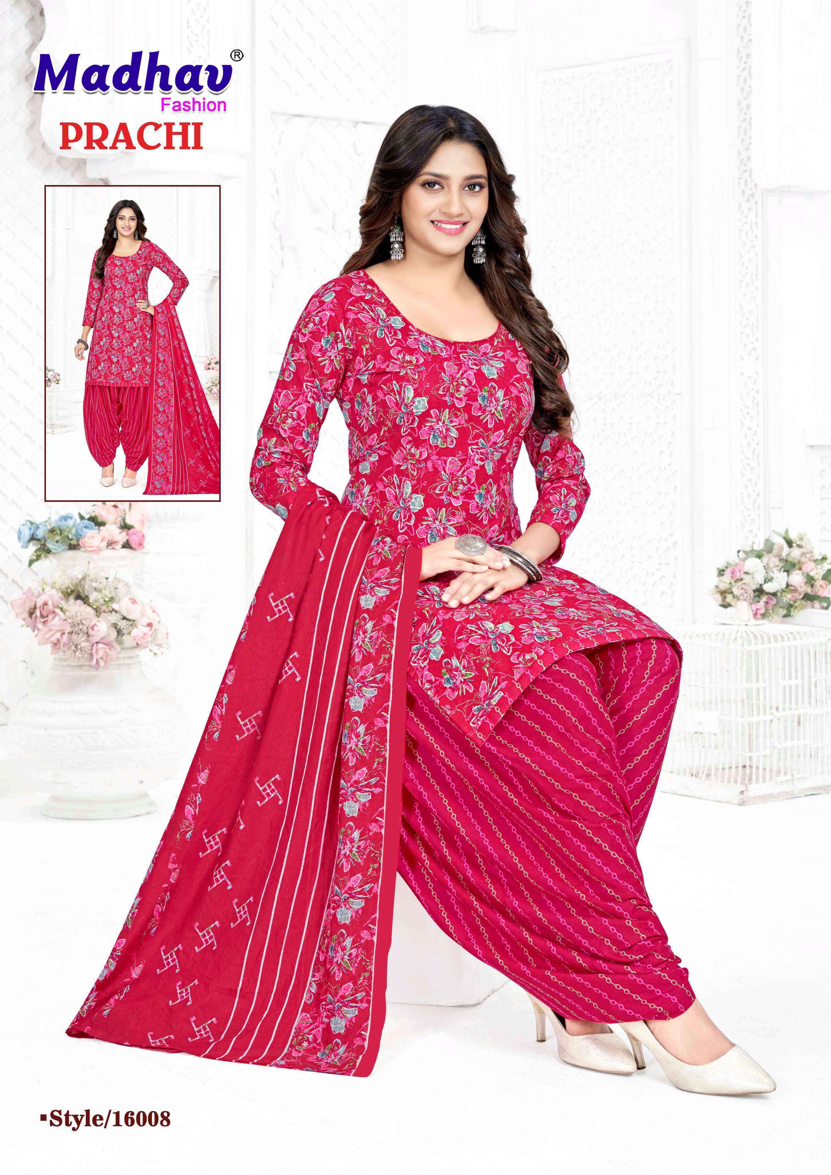 Madhav Fashion Prachi Vol 16 Cotton Dress Material 10 pcs Catalogue